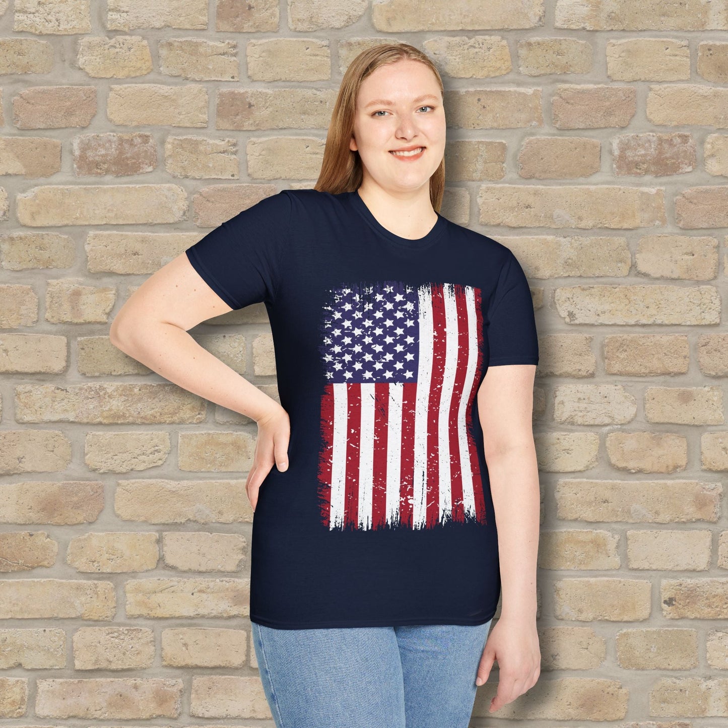 Graphic Only T-Shirt Faded Liberty Tee - Vibrant Styles