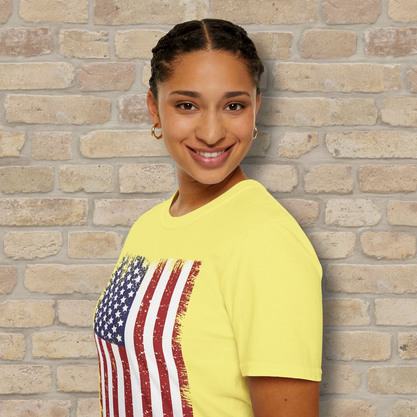 Graphic Only T-Shirt Faded Liberty Tee - Vibrant Styles