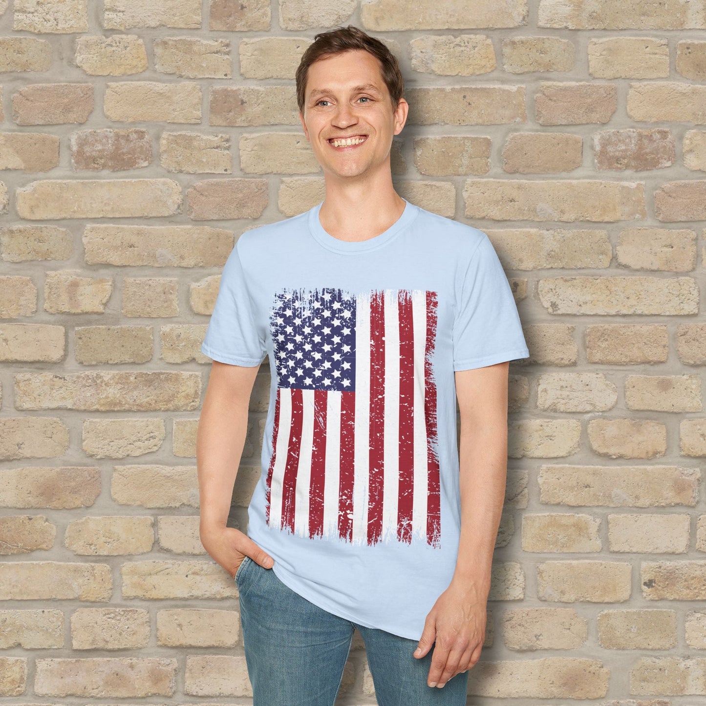 Graphic Only T-Shirt Faded Liberty Tee - Vibrant Styles