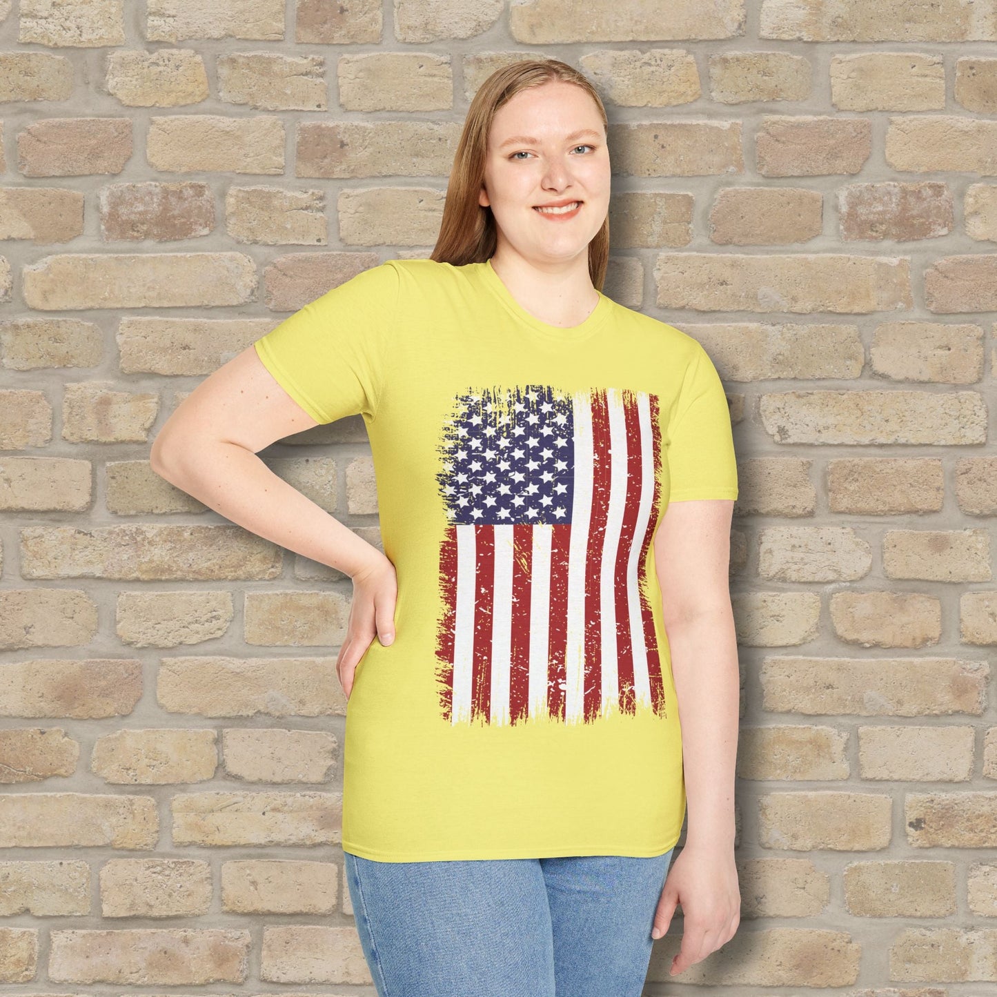 Graphic Only T-Shirt Faded Liberty Tee - Vibrant Styles
