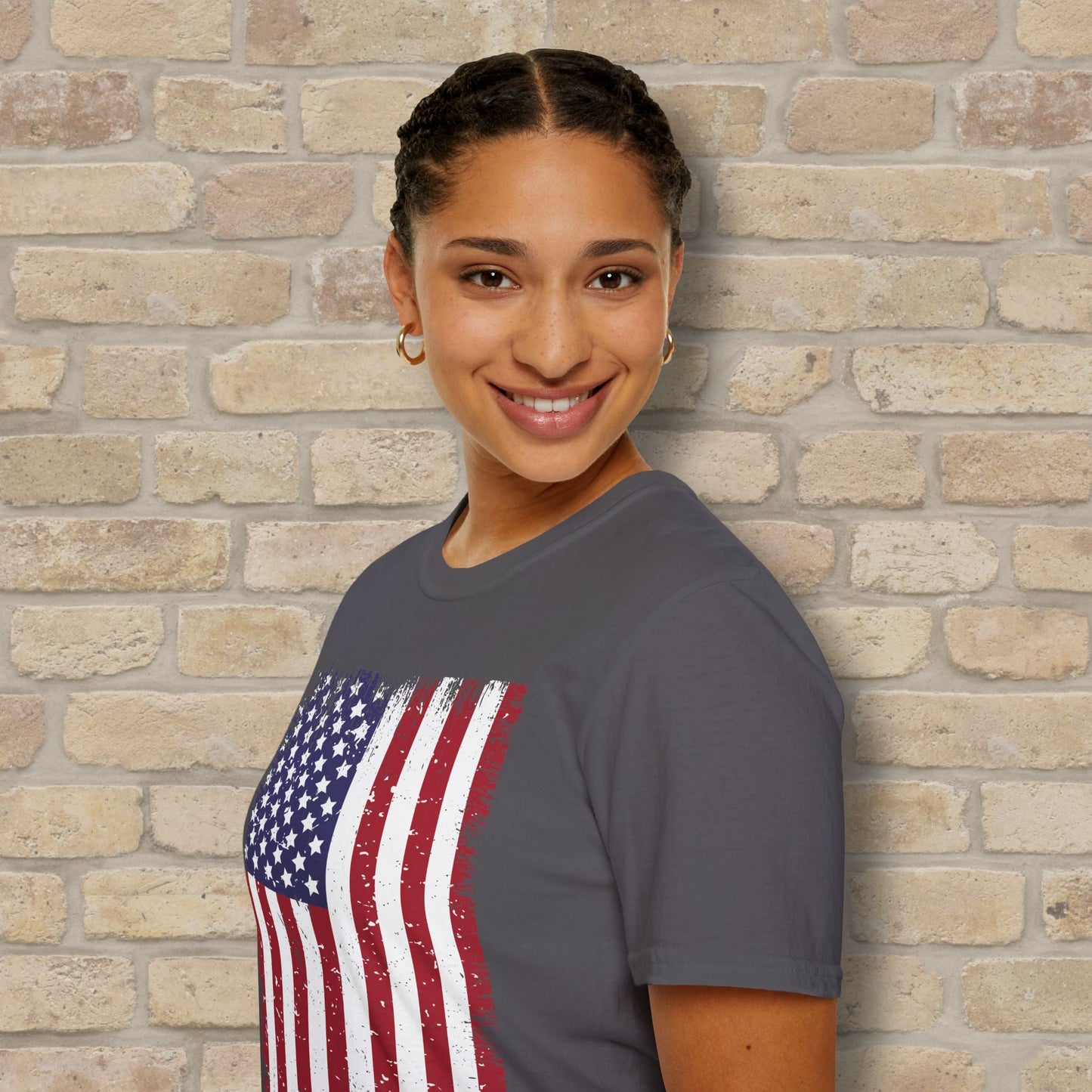Graphic Only T-Shirt Faded Liberty Tee - Vibrant Styles
