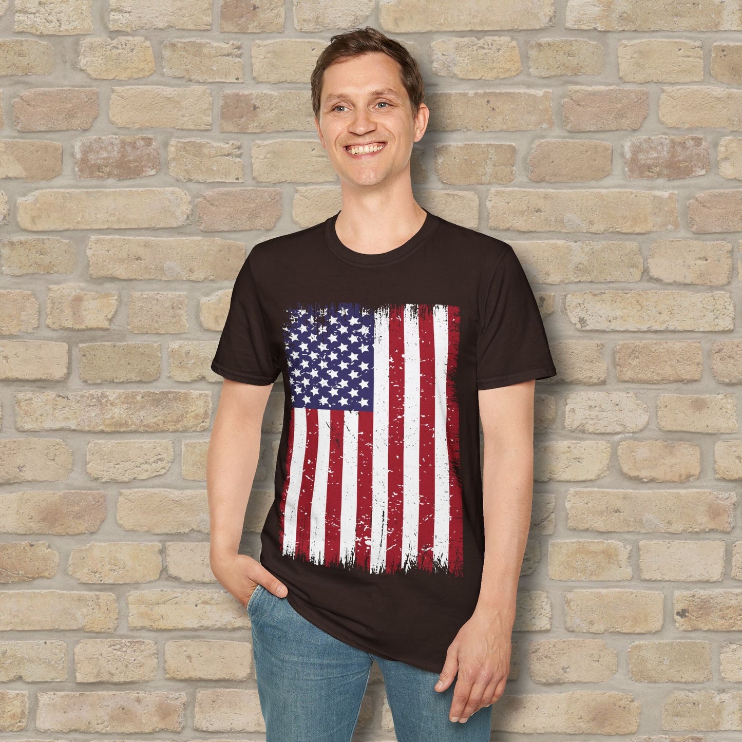 Graphic Only T-Shirt Faded Liberty Tee - Vibrant Styles