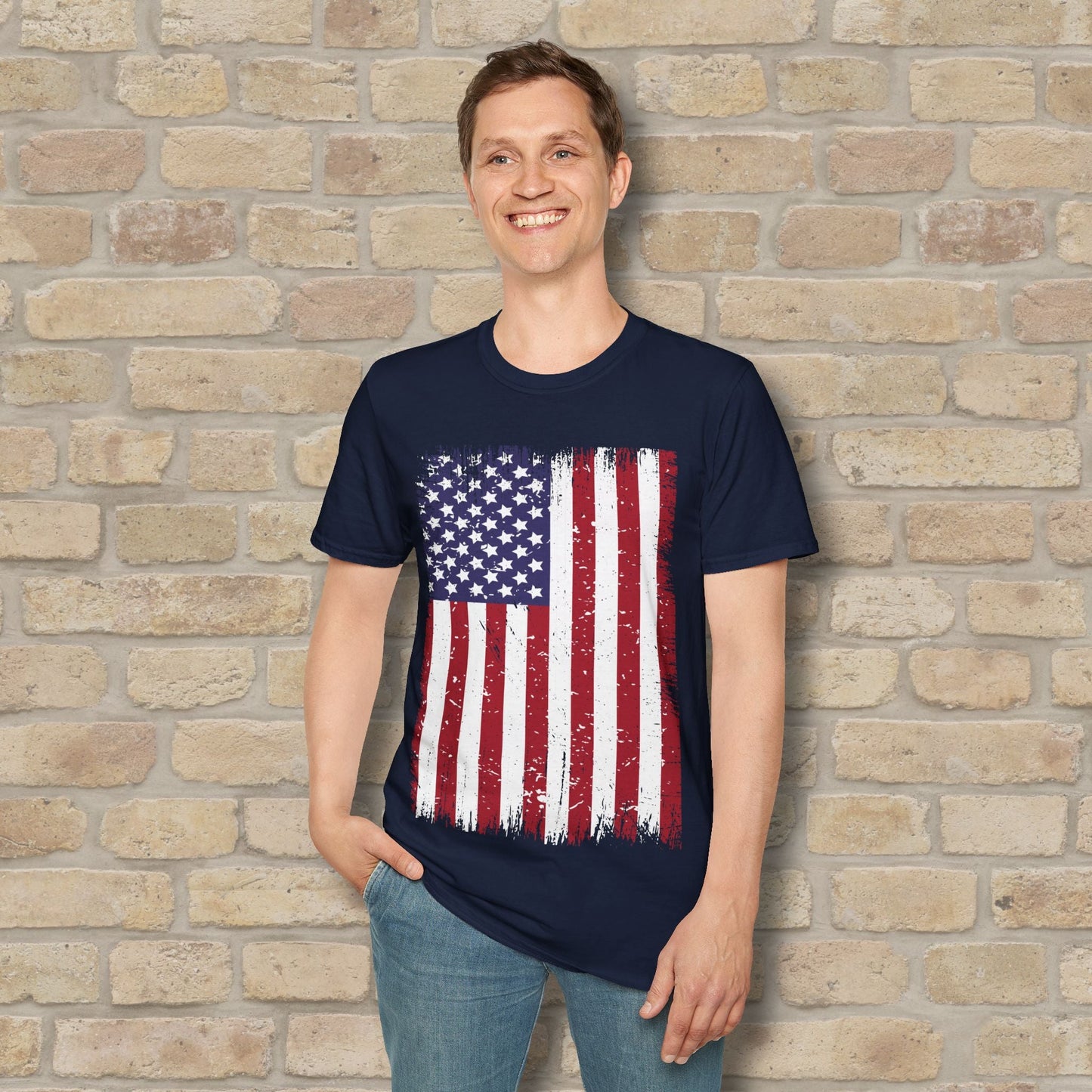 Graphic Only T-Shirt Faded Liberty Tee - Vibrant Styles