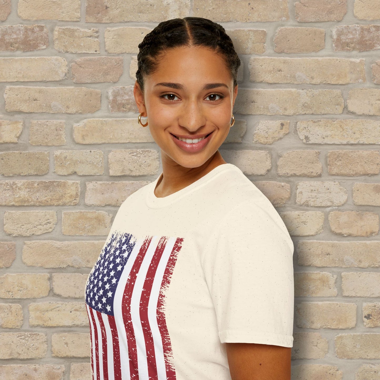 Graphic Only T-Shirt Faded Liberty Tee - Vibrant Styles