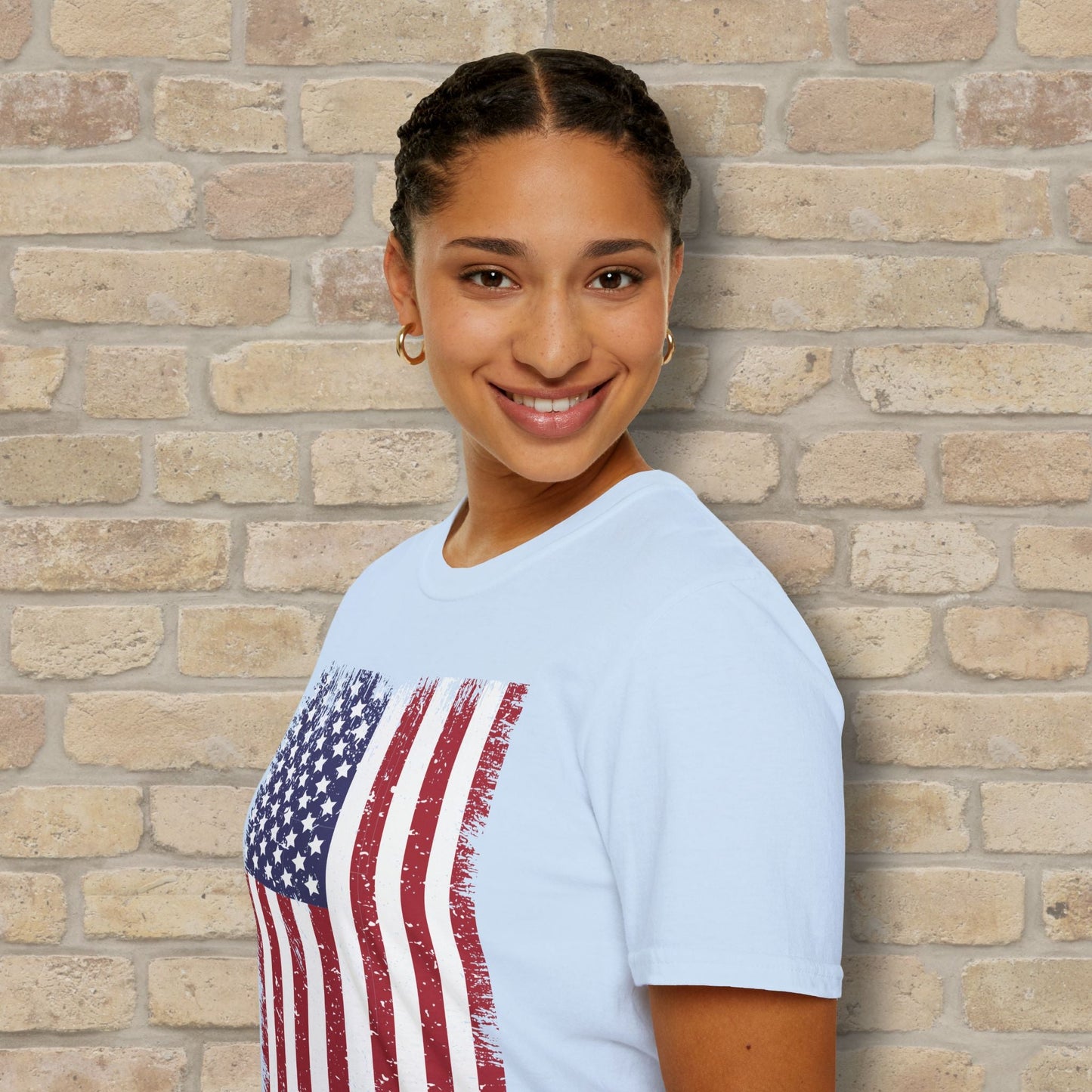 Graphic Only T-Shirt Faded Liberty Tee - Vibrant Styles