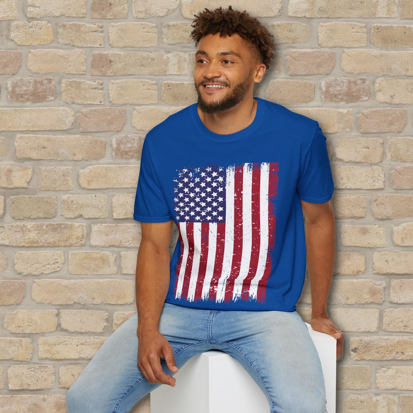 Graphic Only T-Shirt Faded Liberty Tee - Vibrant Styles