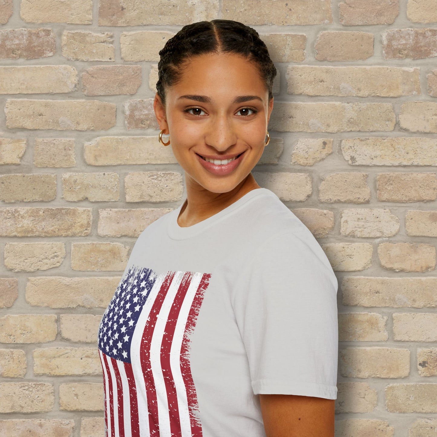 Graphic Only T-Shirt Faded Liberty Tee - Vibrant Styles