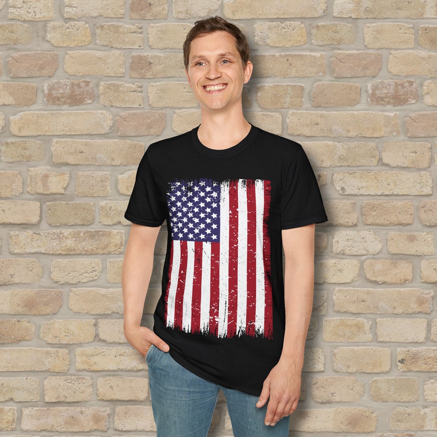 Graphic Only T-Shirt Faded Liberty Tee - Vibrant Styles