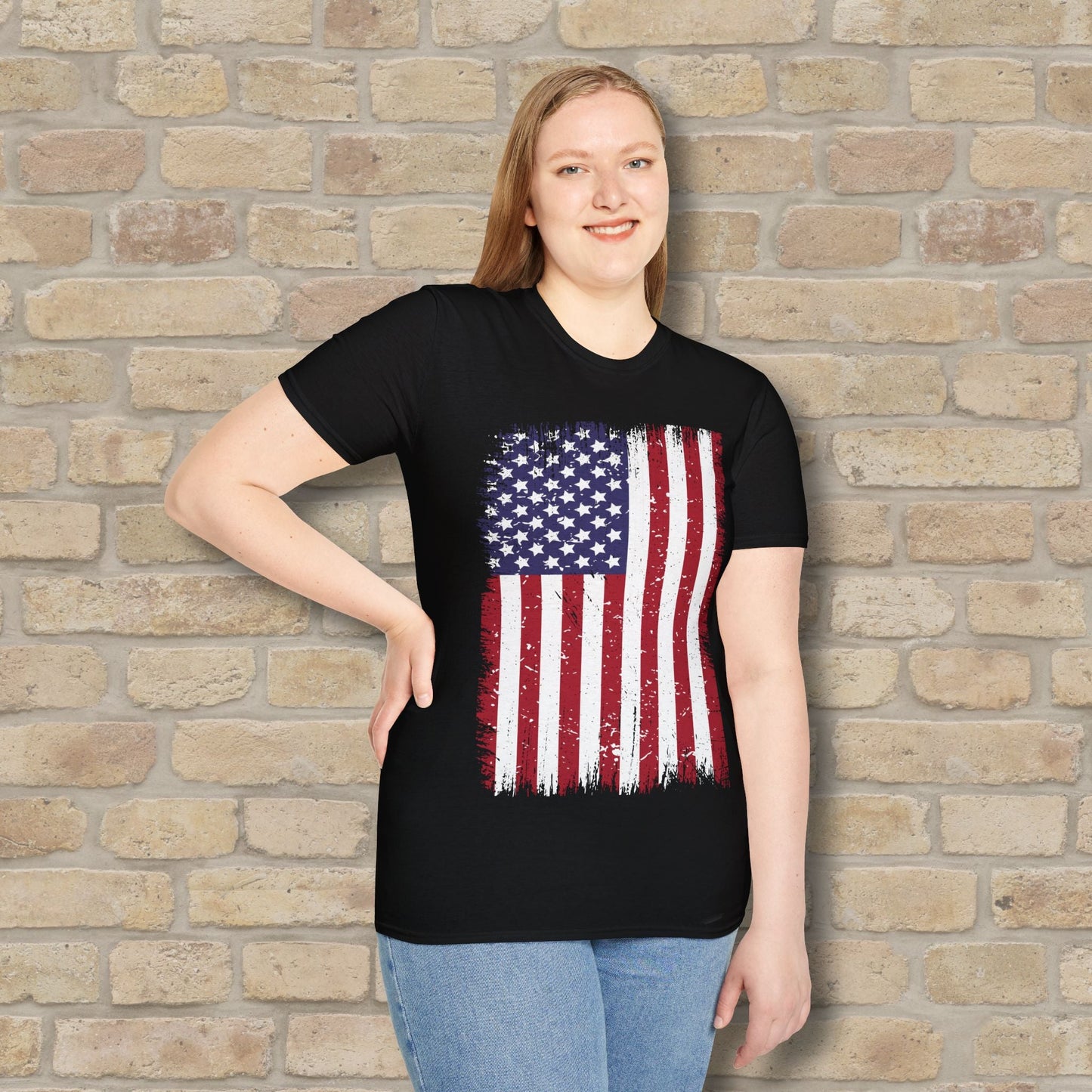 Graphic Only T-Shirt Faded Liberty Tee - Vibrant Styles