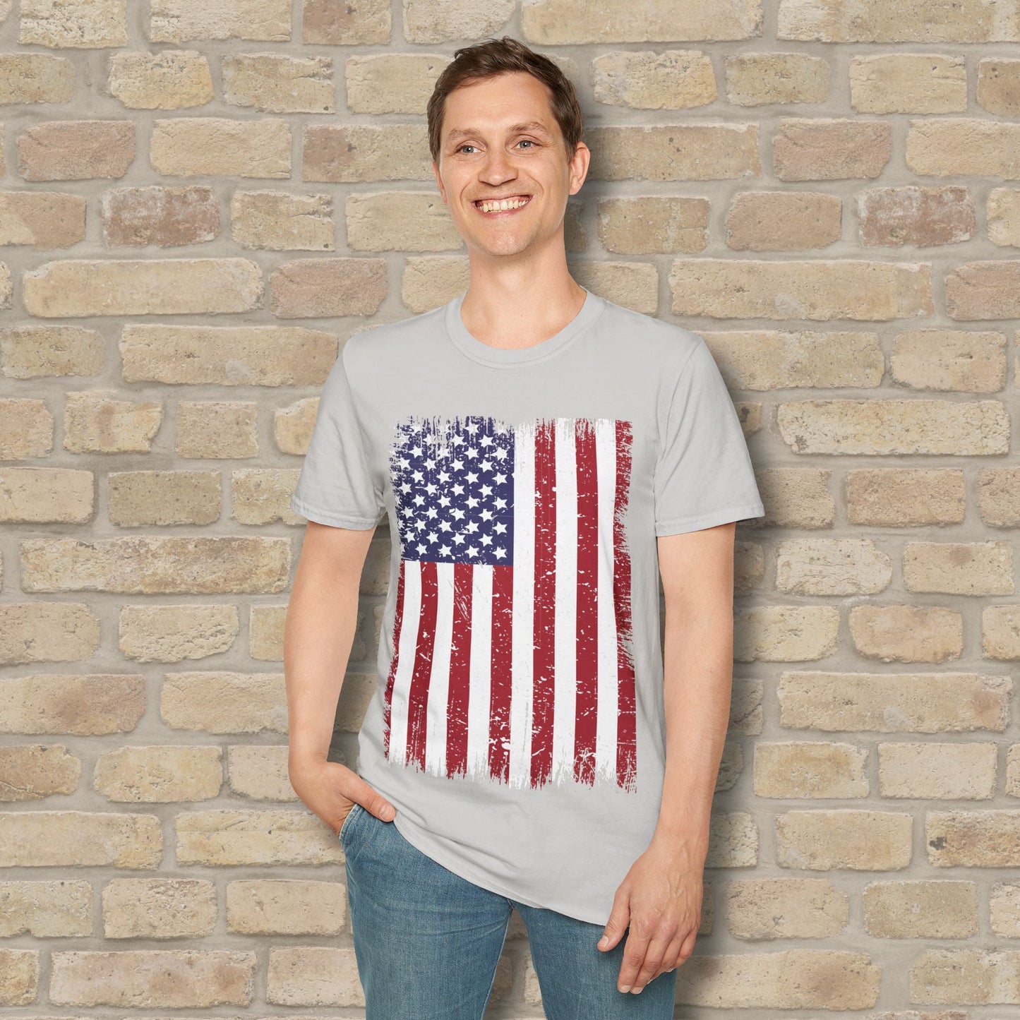 Graphic Only T-Shirt Faded Liberty Tee - Vibrant Styles