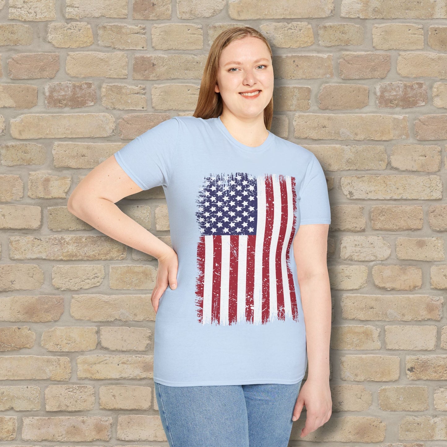 Graphic Only T-Shirt Faded Liberty Tee - Vibrant Styles