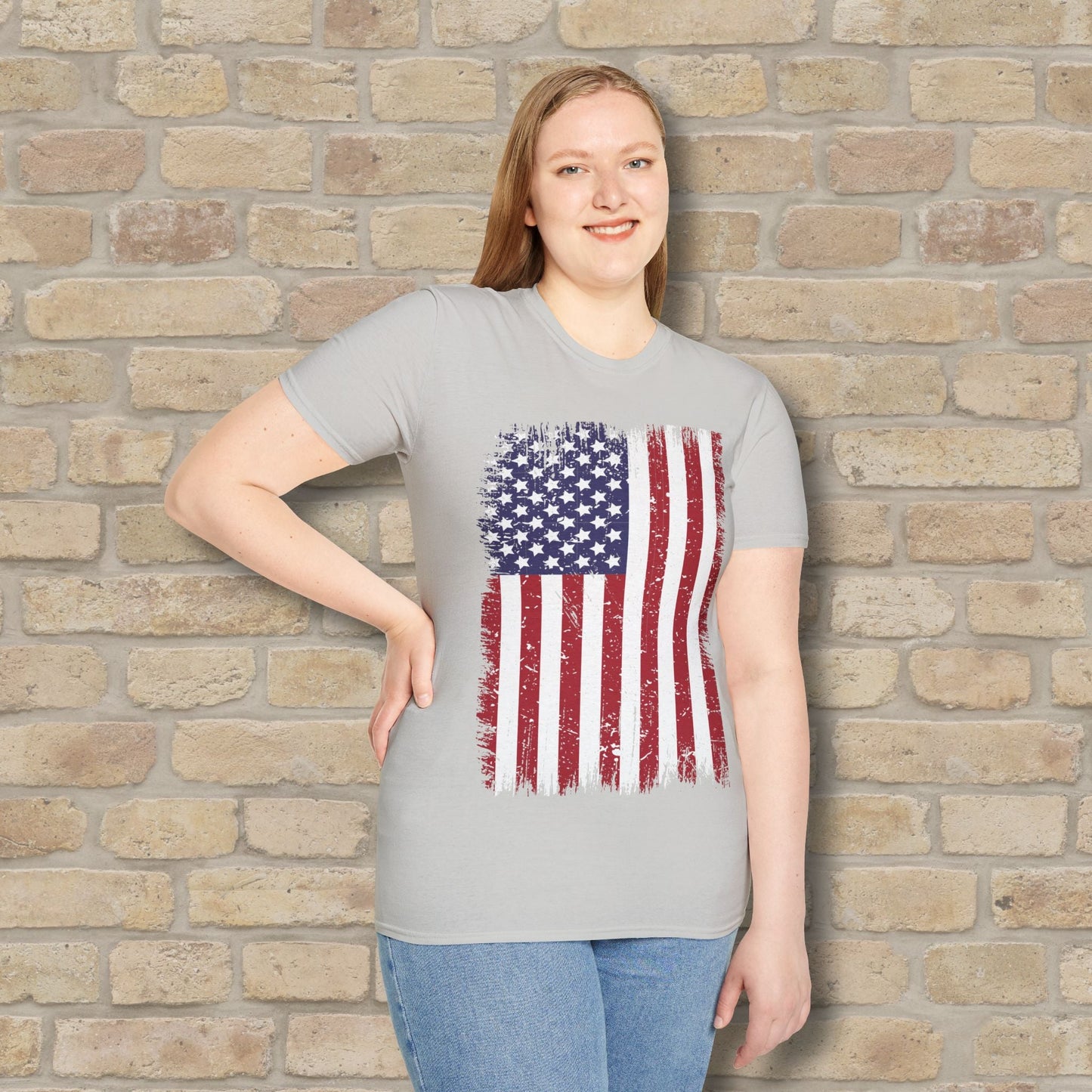 Graphic Only T-Shirt Faded Liberty Tee - Vibrant Styles