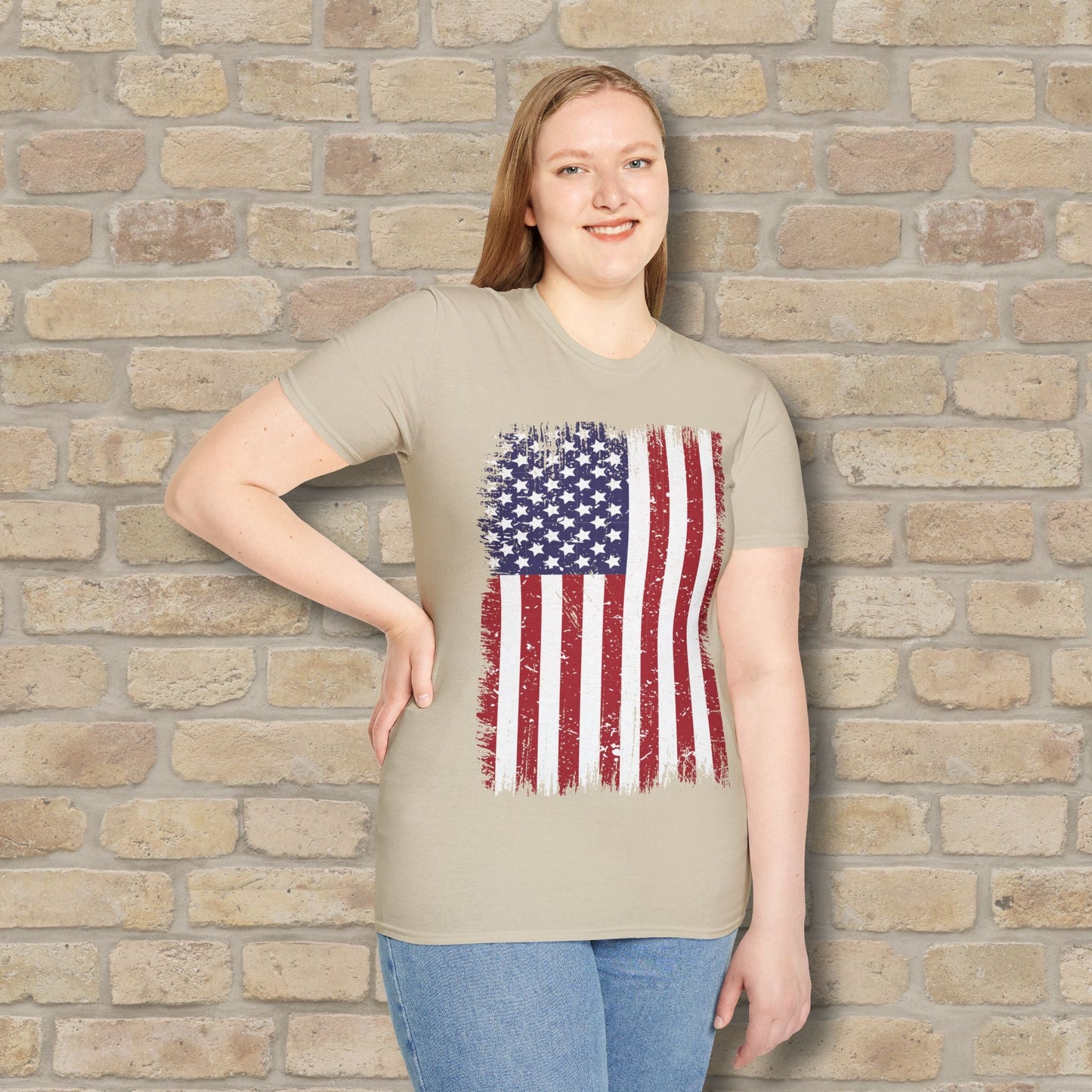 Graphic Only T-Shirt Faded Liberty Tee - Vibrant Styles