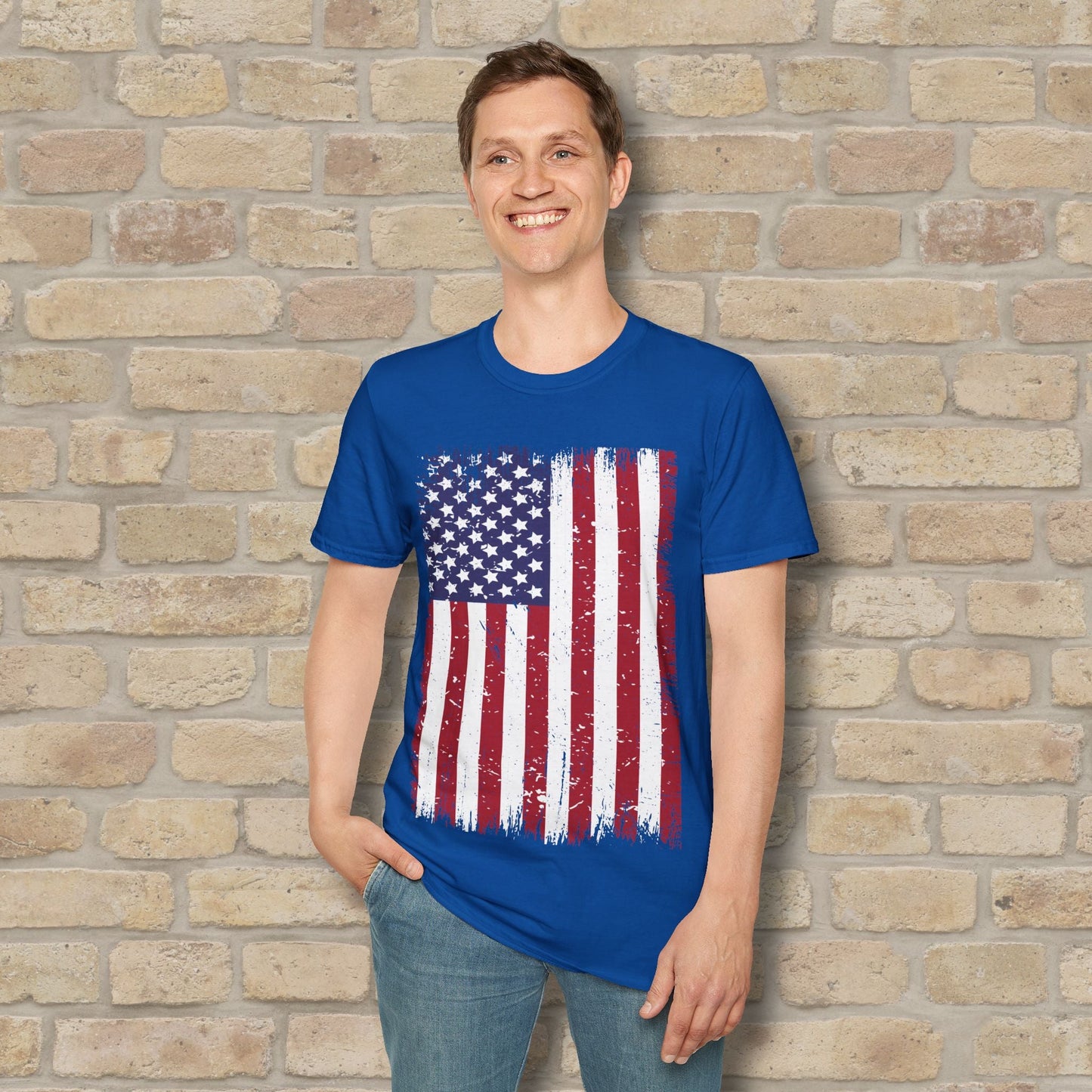 Graphic Only T-Shirt Faded Liberty Tee - Vibrant Styles