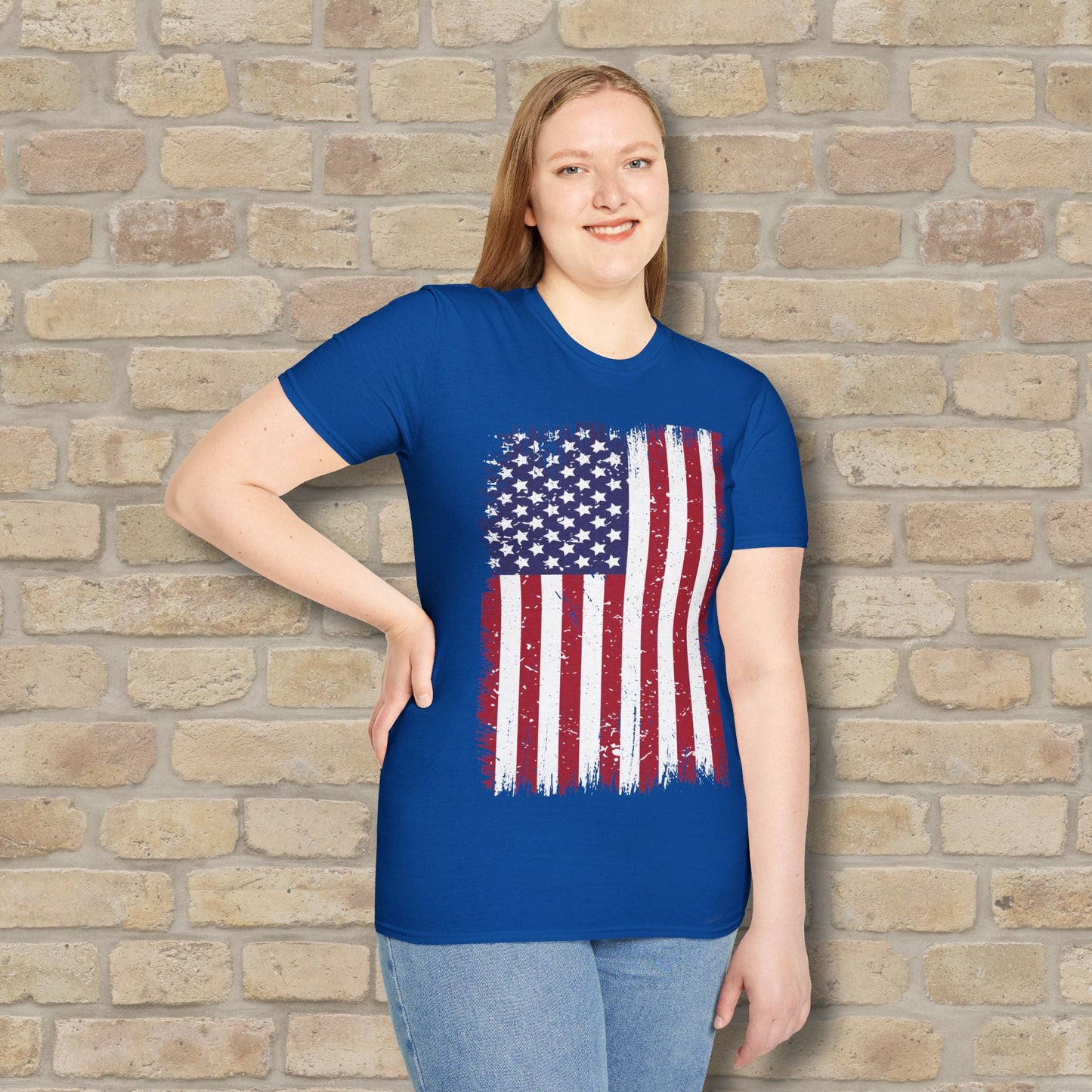 Graphic Only T-Shirt Faded Liberty Tee - Vibrant Styles