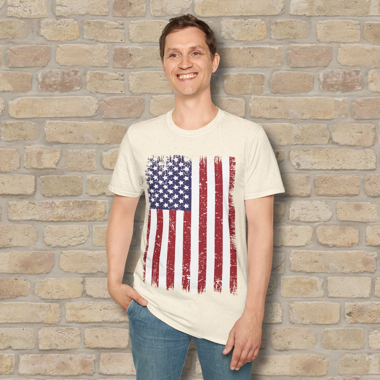 Graphic Only T-Shirt Faded Liberty Tee - Vibrant Styles