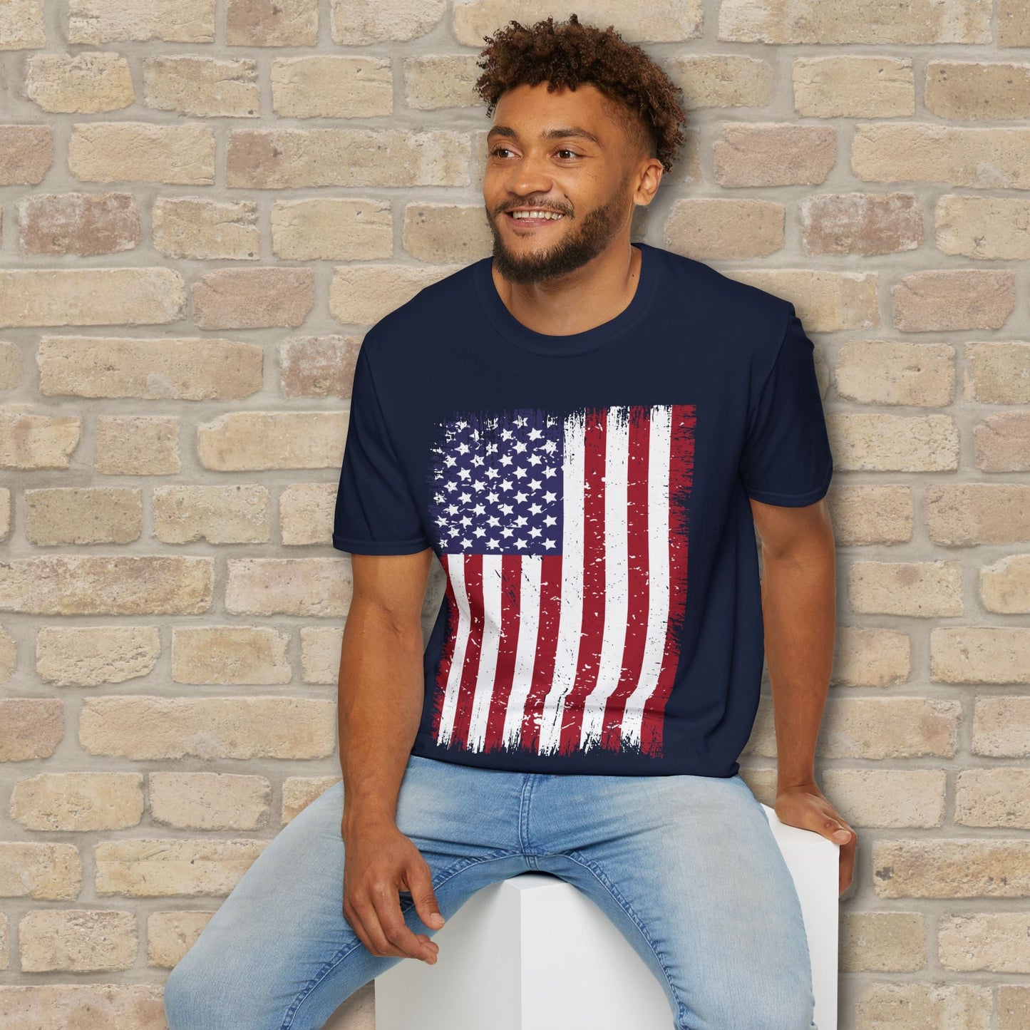 Graphic Only T-Shirt Faded Liberty Tee - Vibrant Styles
