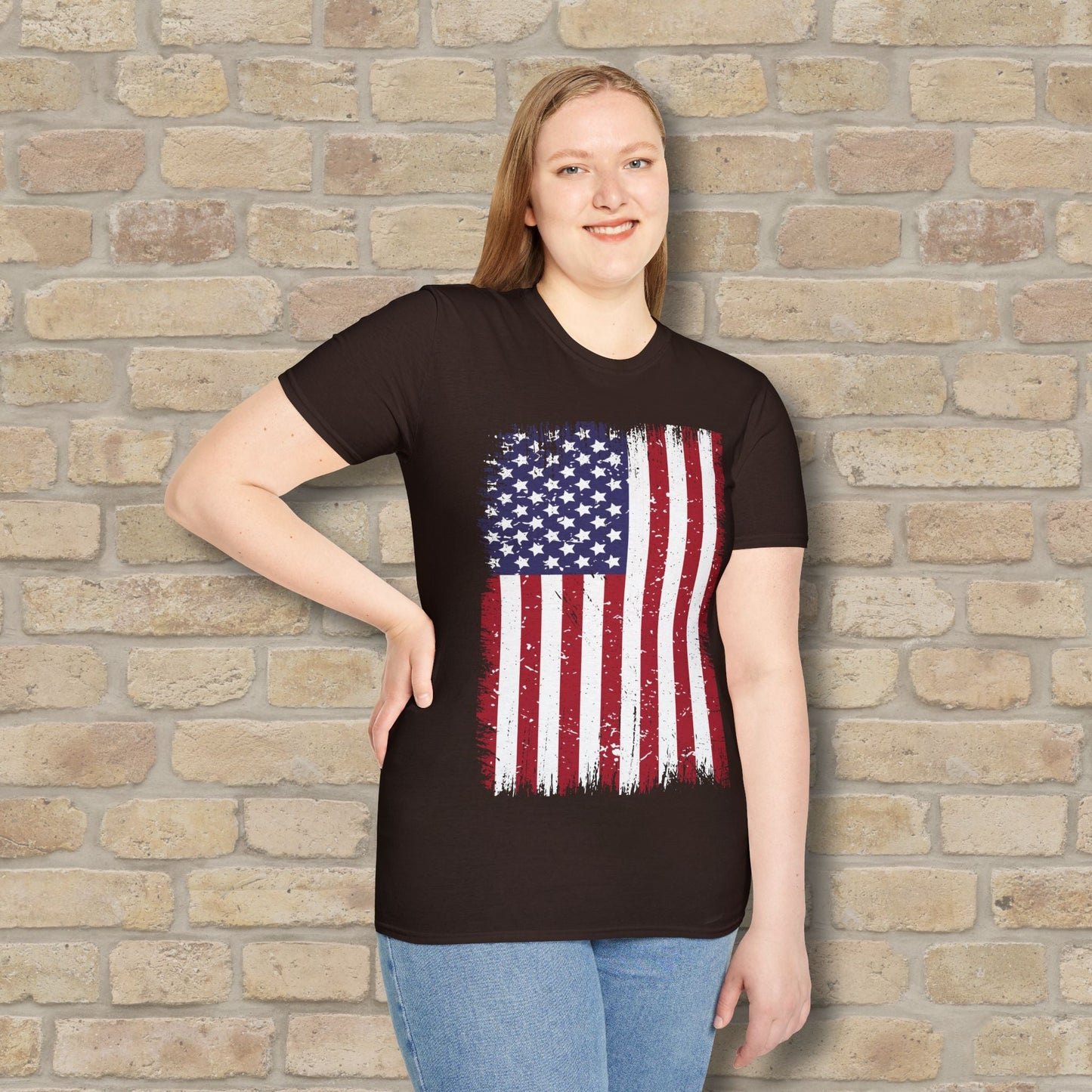 Graphic Only T-Shirt Faded Liberty Tee - Vibrant Styles