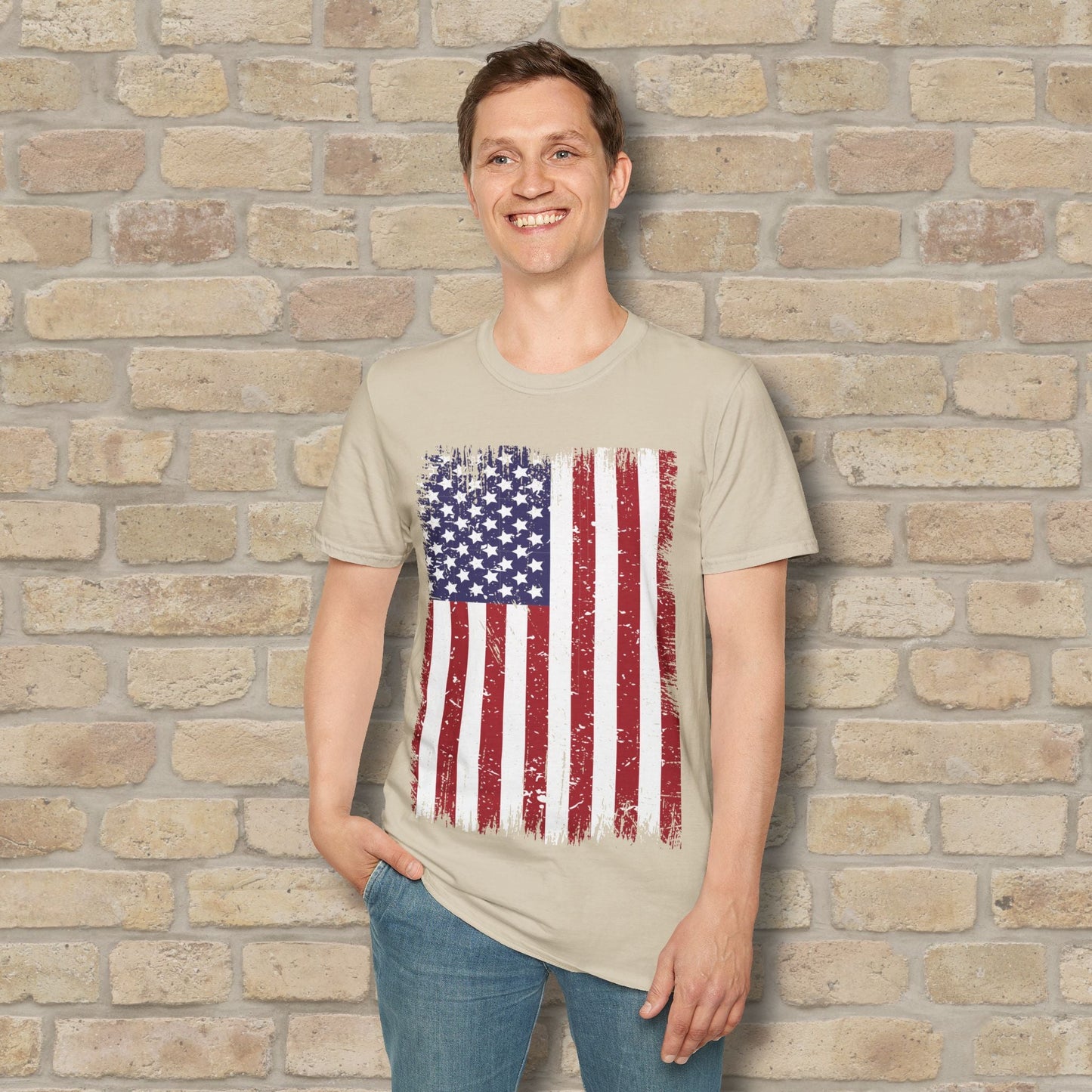 Graphic Only T-Shirt Faded Liberty Tee - Vibrant Styles