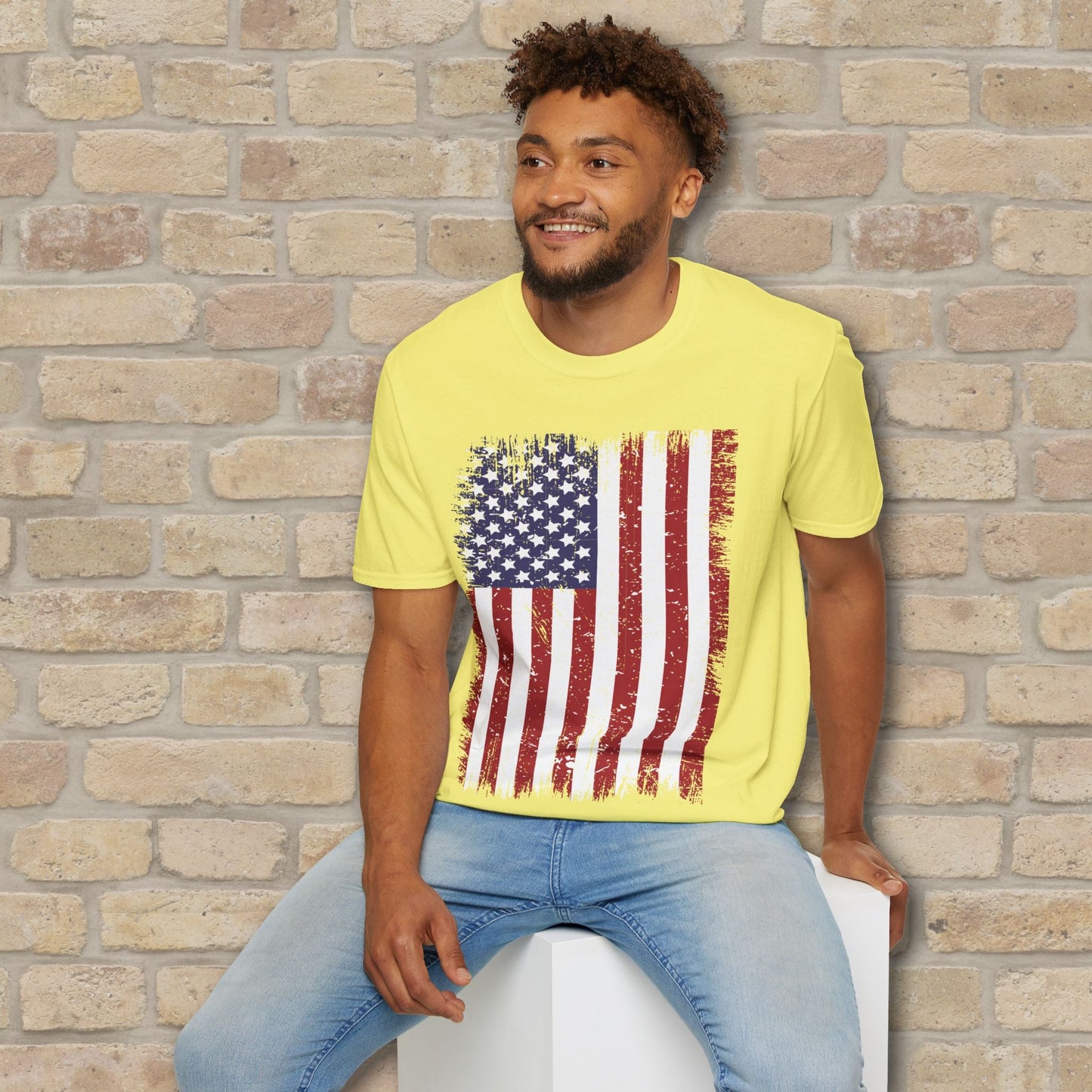Graphic Only T-Shirt Faded Liberty Tee - Vibrant Styles