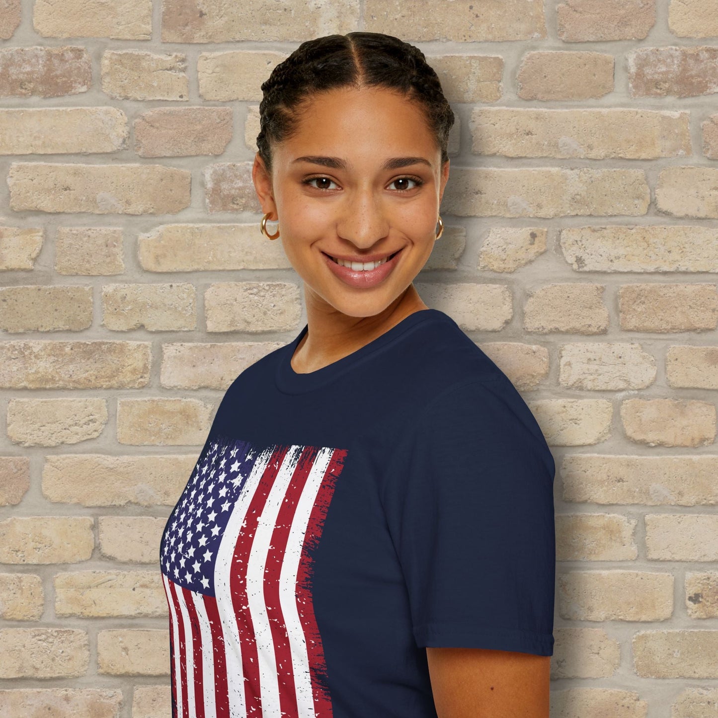 Graphic Only T-Shirt Faded Liberty Tee - Vibrant Styles