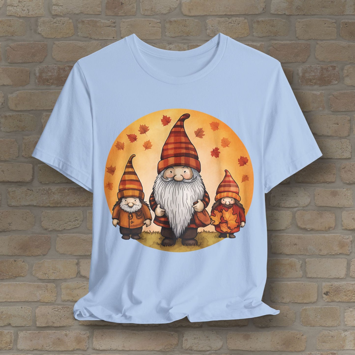 Graphic Only Fall Gnomes Tee - Vibrant Styles