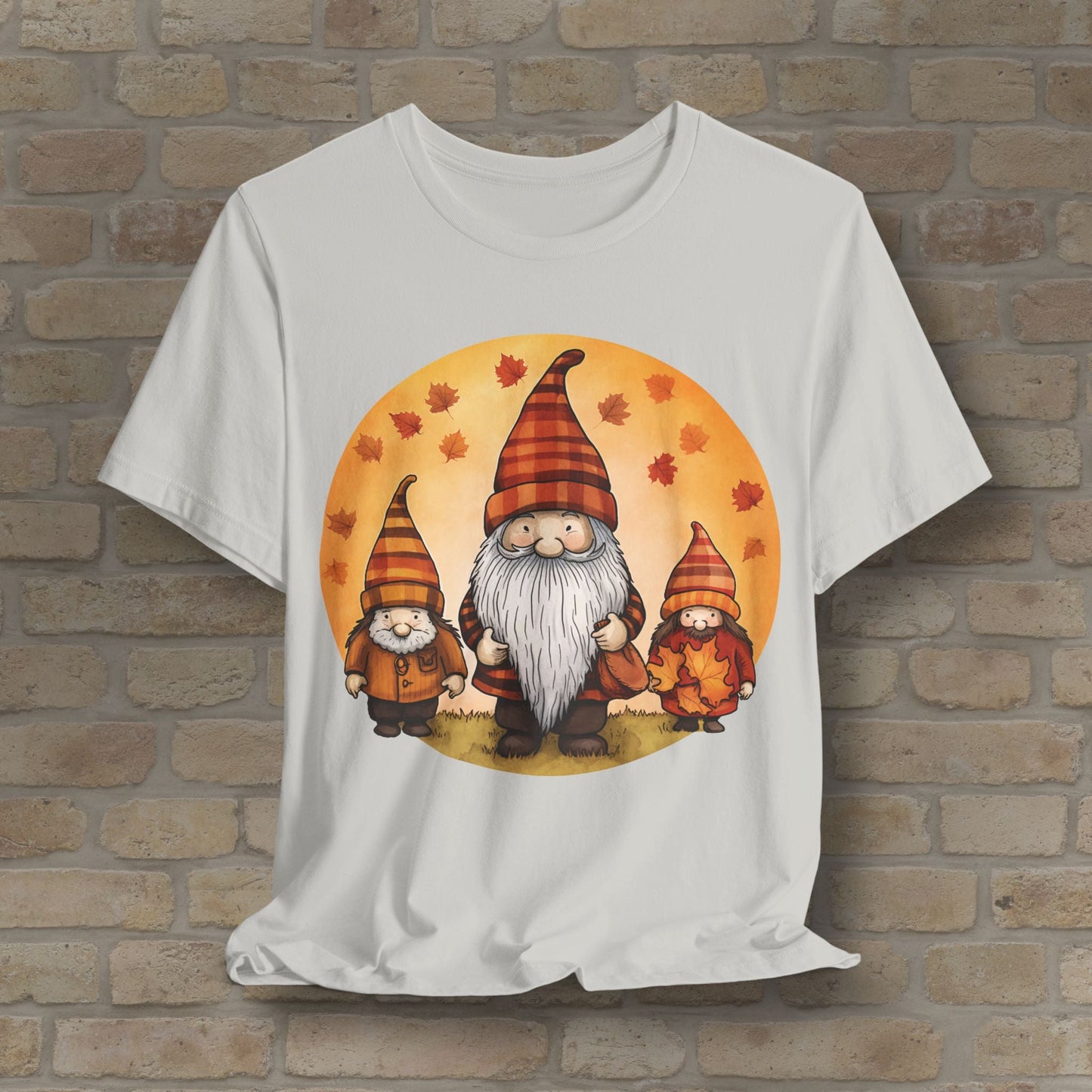 Graphic Only Fall Gnomes Tee - Vibrant Styles