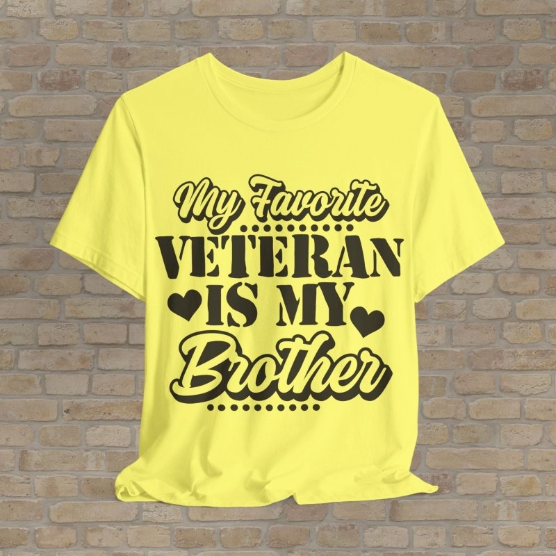 Mostly Text T-Shirts Favorite Vet: Brother Edition Tee - Vibrant Styles