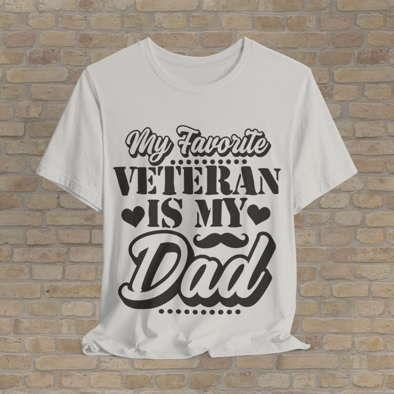 Mostly Text T-Shirts Favorite Vet: Dad Edition Tee - Vibrant Styles