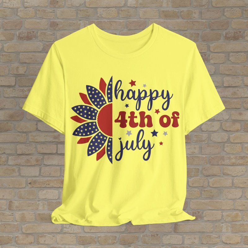 Graphic & Text T-Shirts Fireworks & Flowers Tee - Vibrant Styles