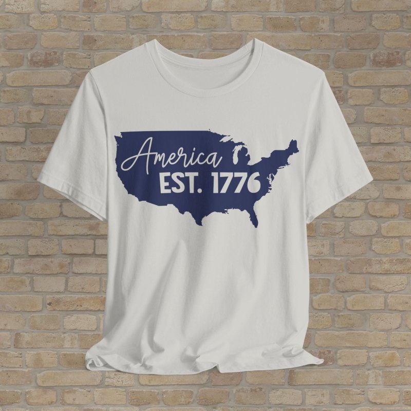Graphic & Text T-Shirts Founding Freedom Map Tee - Vibrant Styles