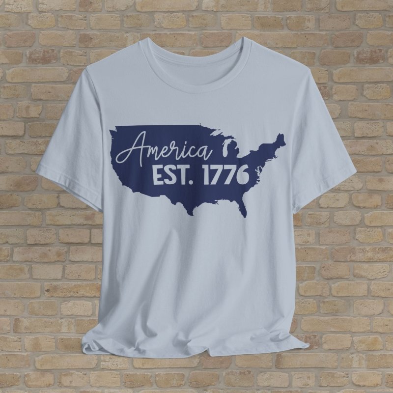 Graphic & Text T-Shirts Founding Freedom Map Tee - Vibrant Styles