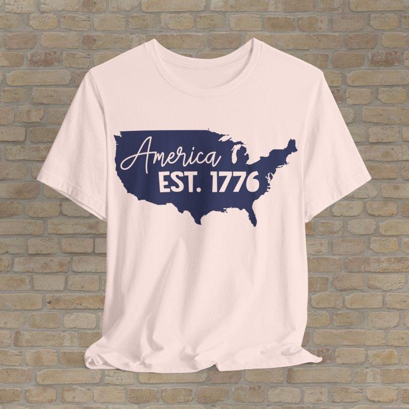 Graphic & Text T-Shirts Founding Freedom Map Tee - Vibrant Styles