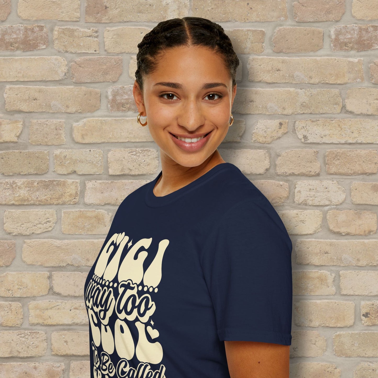 T-Shirt Gigi Tee – Way Too Cool to Be Called Grandma - Vibrant Styles