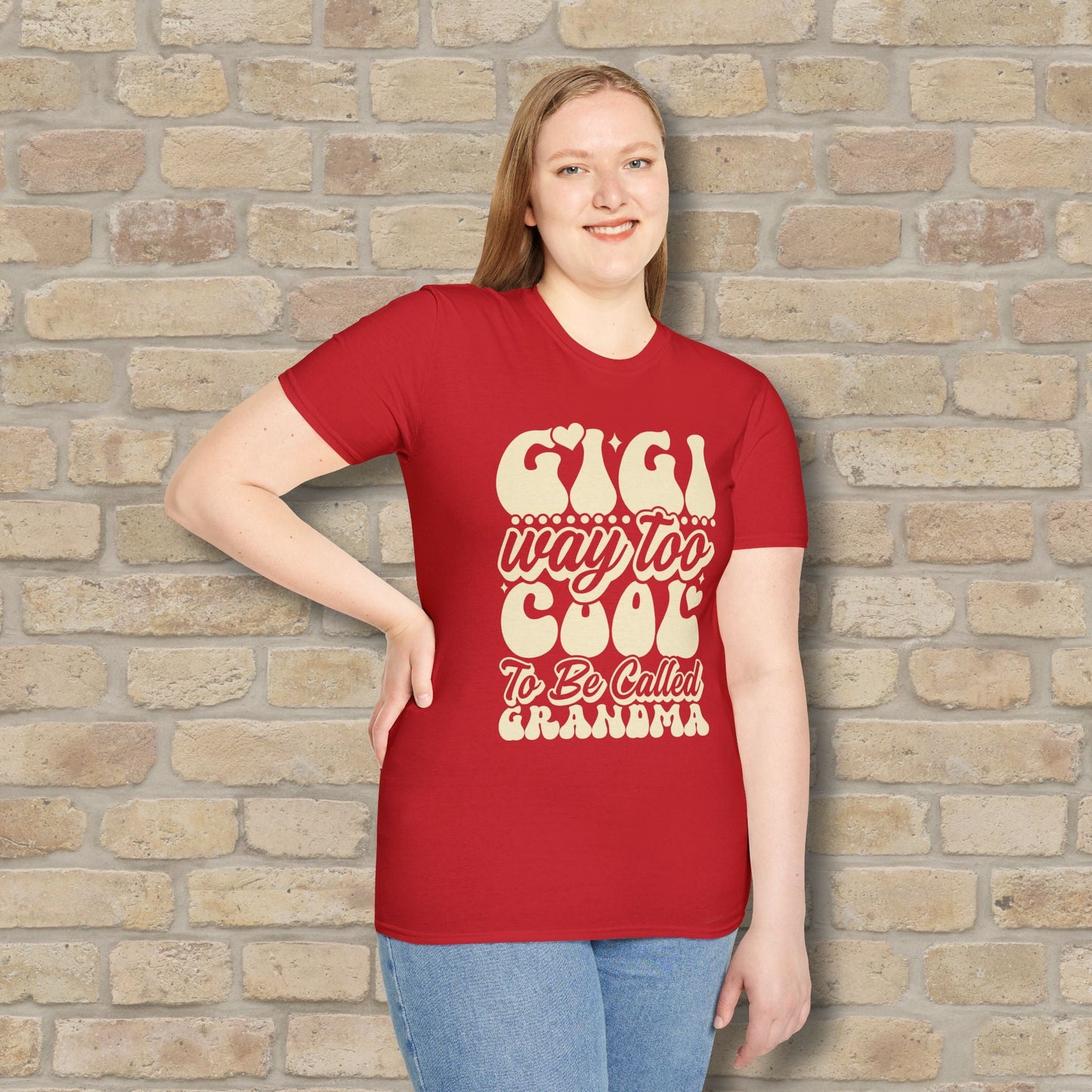 T-Shirt Gigi Tee – Way Too Cool to Be Called Grandma - Vibrant Styles