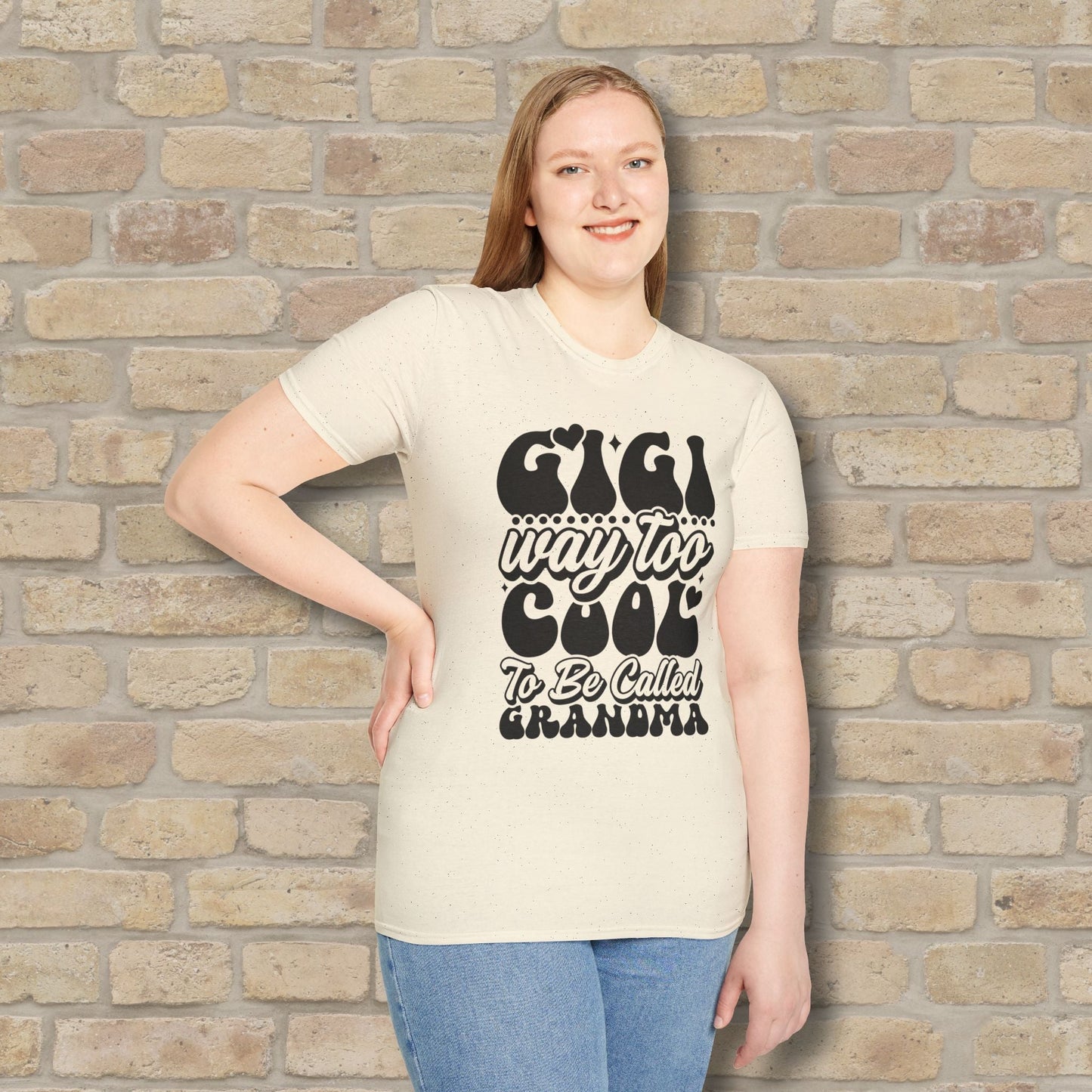 T-Shirt Gigi Tee – Way Too Cool to Be Called Grandma - Vibrant Styles