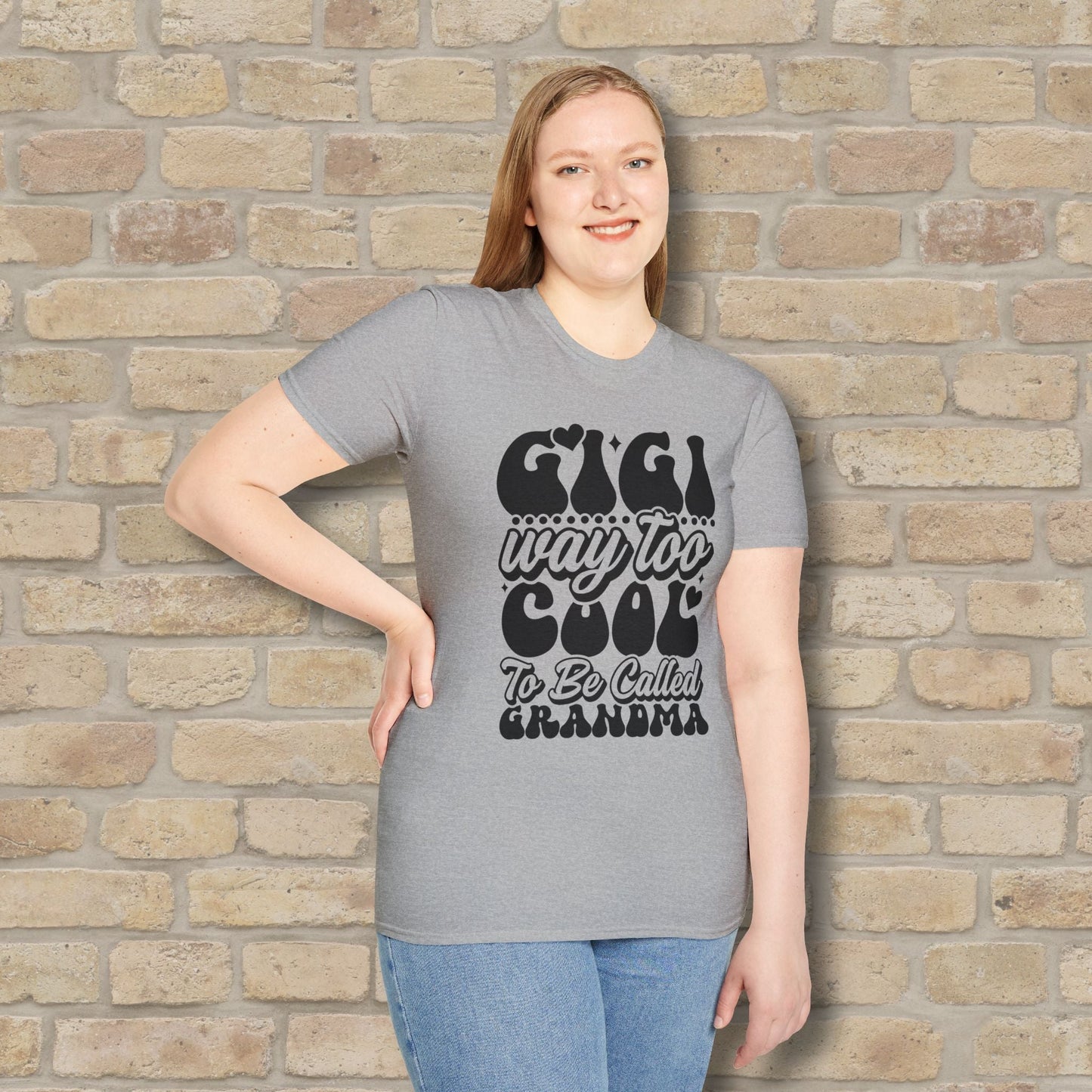 T-Shirt Gigi Tee – Way Too Cool to Be Called Grandma - Vibrant Styles