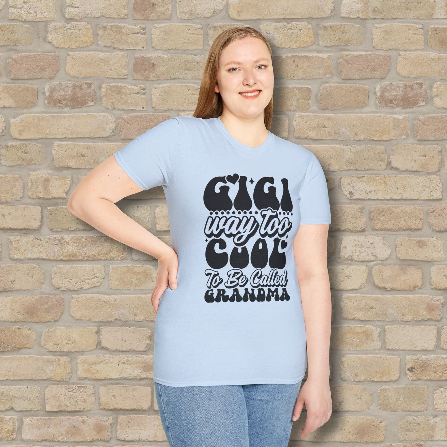 T-Shirt Gigi Tee – Way Too Cool to Be Called Grandma - Vibrant Styles