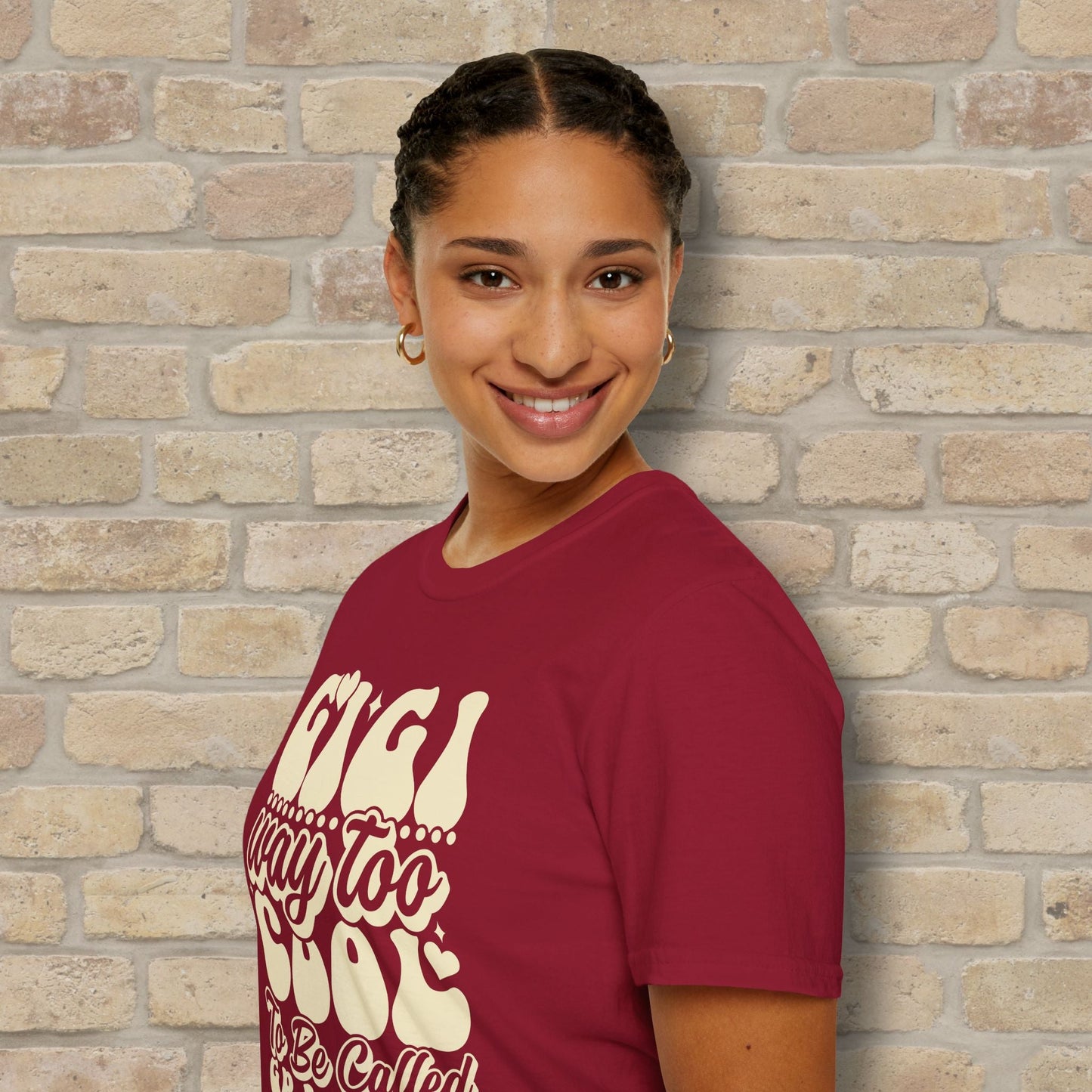 T-Shirt Gigi Tee – Way Too Cool to Be Called Grandma - Vibrant Styles