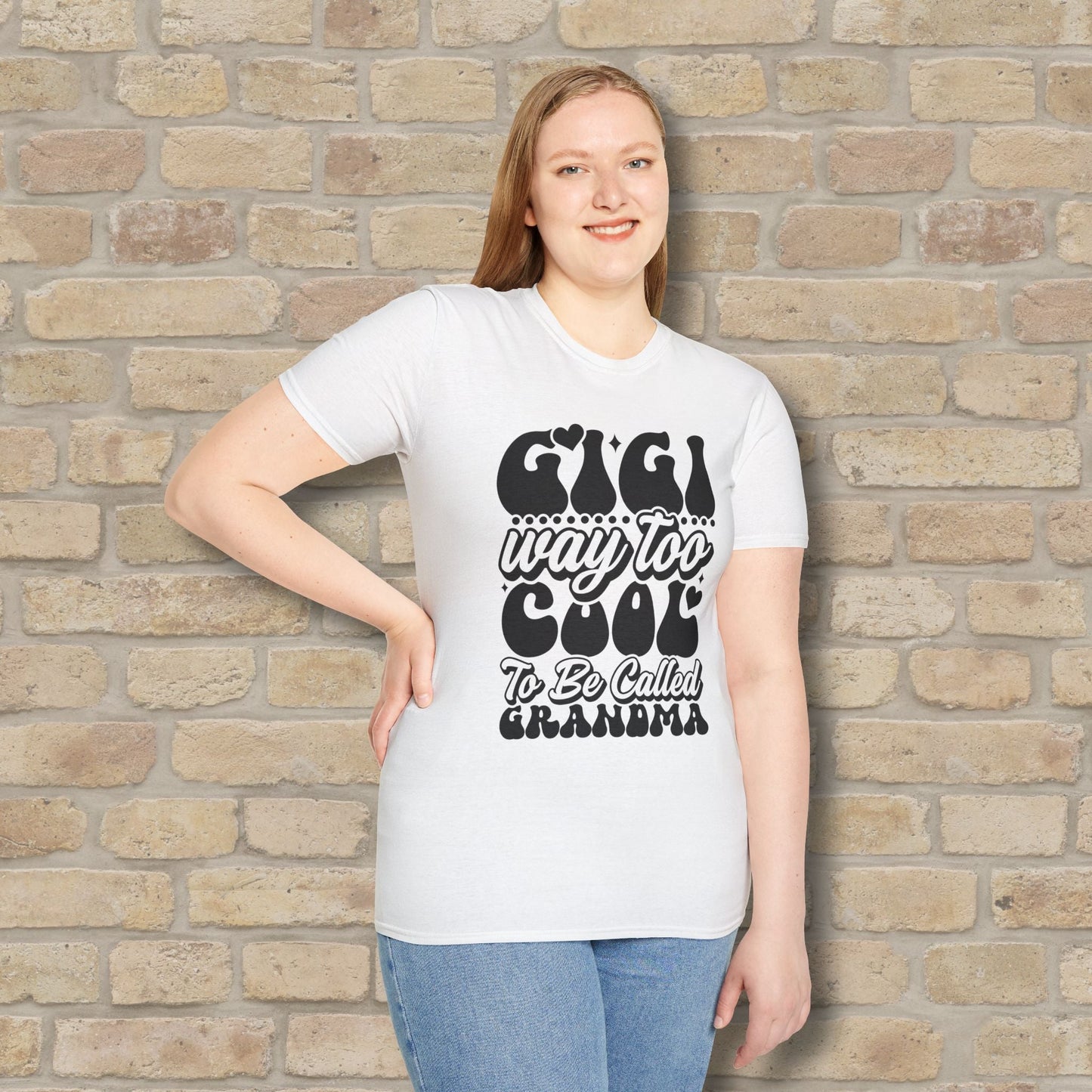 T-Shirt Gigi Tee – Way Too Cool to Be Called Grandma - Vibrant Styles