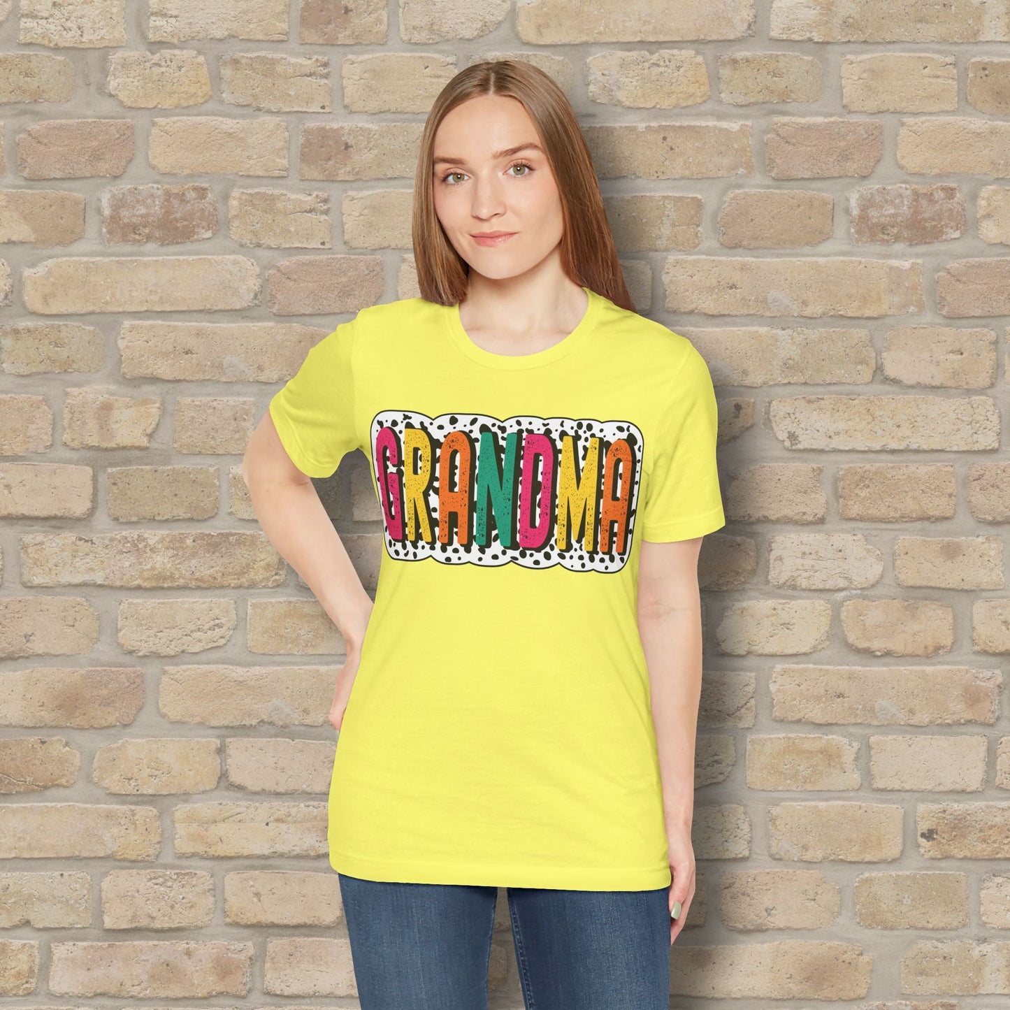 T-Shirt Grandma Color Pop Tee - Vibrant Styles