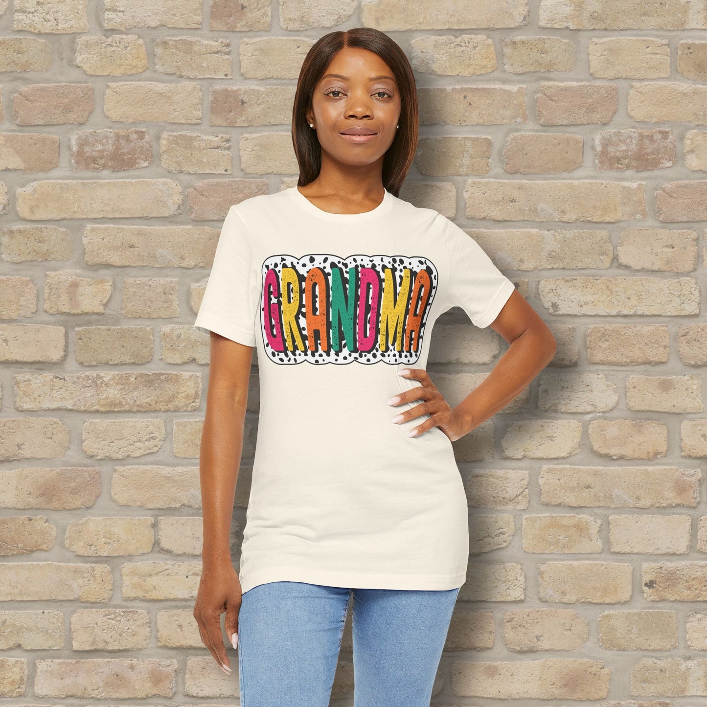 T-Shirt Grandma Color Pop Tee - Vibrant Styles