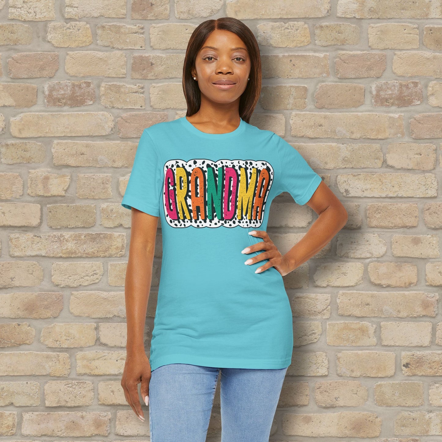T-Shirt Grandma Color Pop Tee - Vibrant Styles
