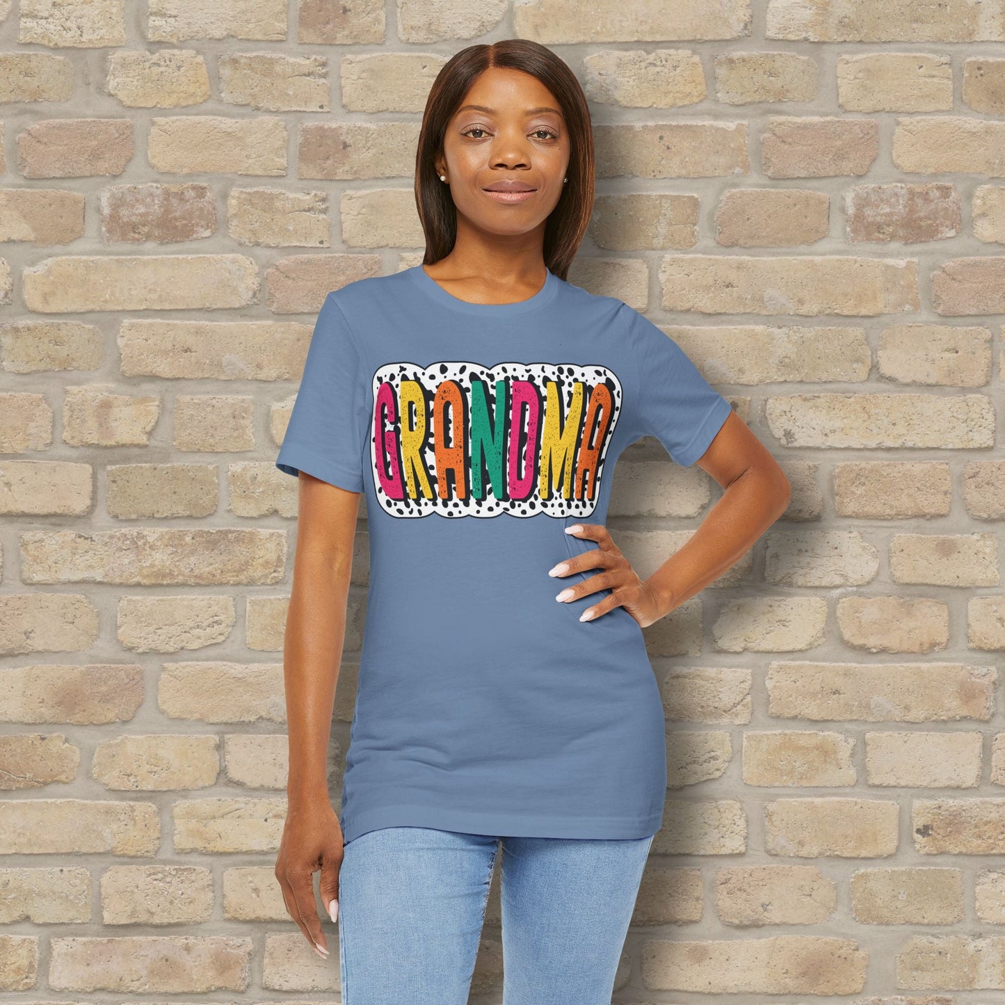 T-Shirt Grandma Color Pop Tee - Vibrant Styles
