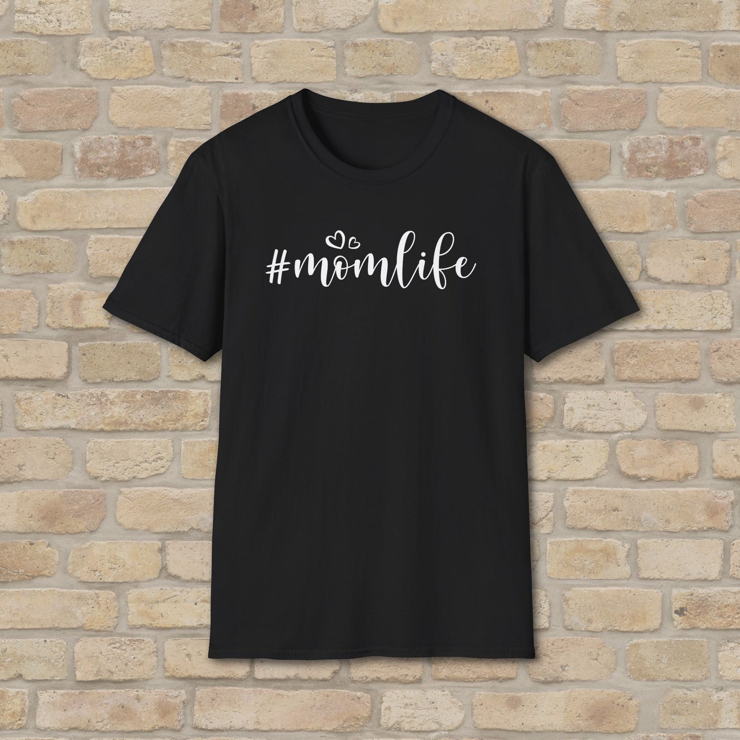 Mostly Text T-Shirts Hashtag Mom Life Tee - Vibrant Styles
