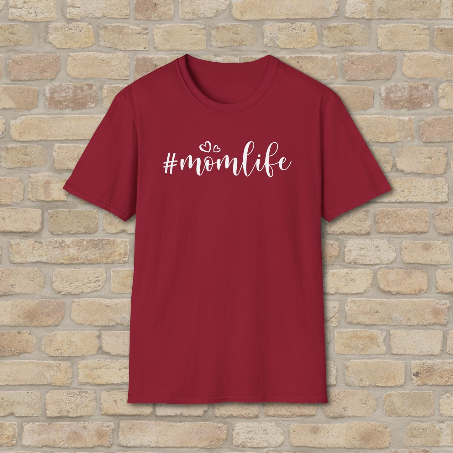 Mostly Text T-Shirts Hashtag Mom Life Tee - Vibrant Styles