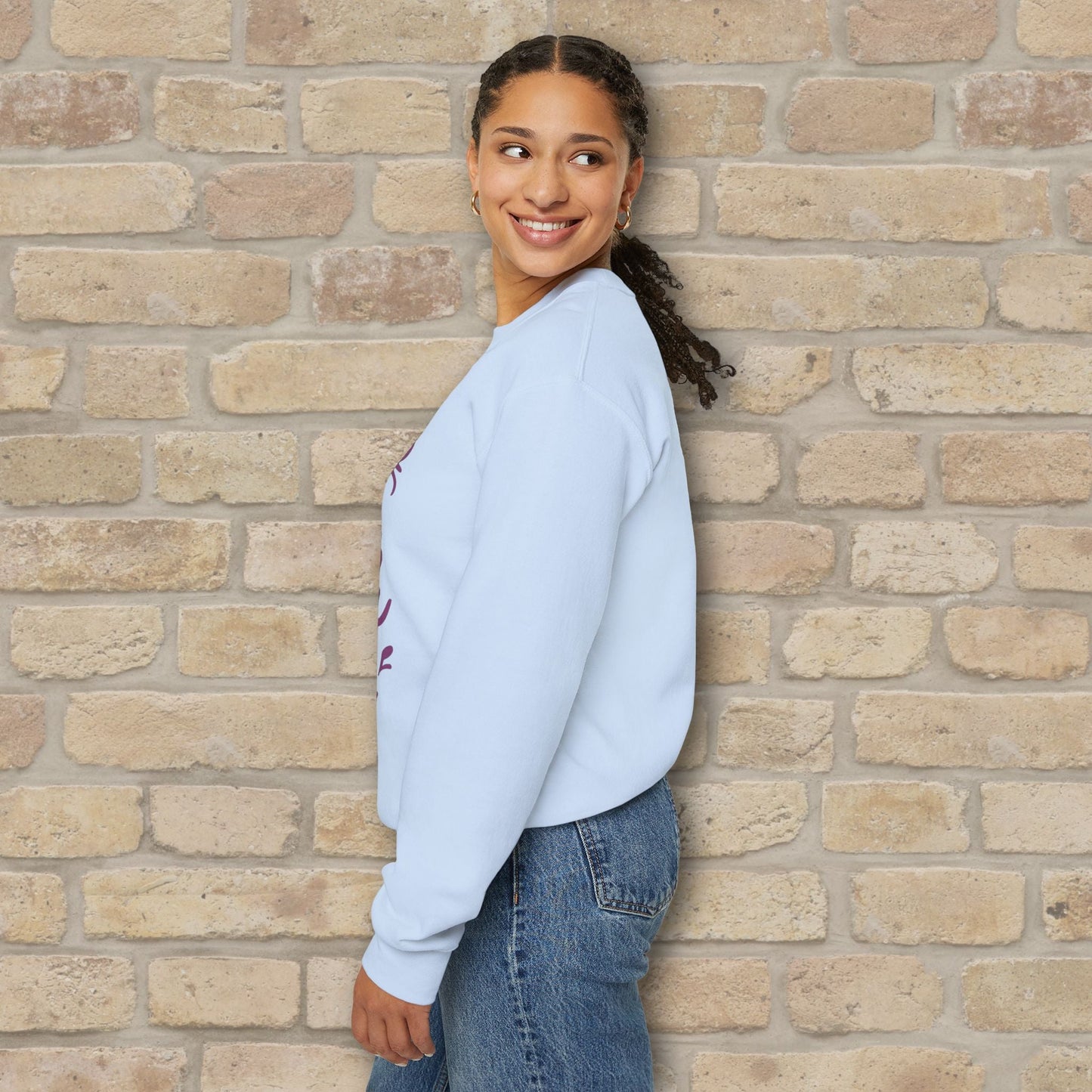 Mostly Text Her Dignified Strength Sweatshirt - Vibrant Styles
