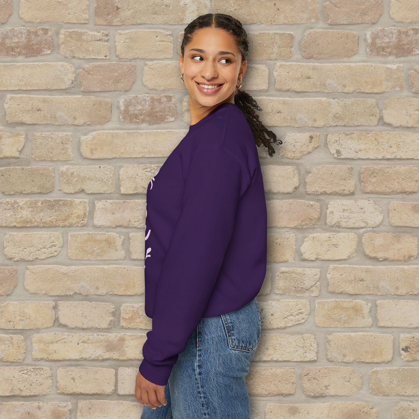 Mostly Text Her Dignified Strength Sweatshirt - Vibrant Styles
