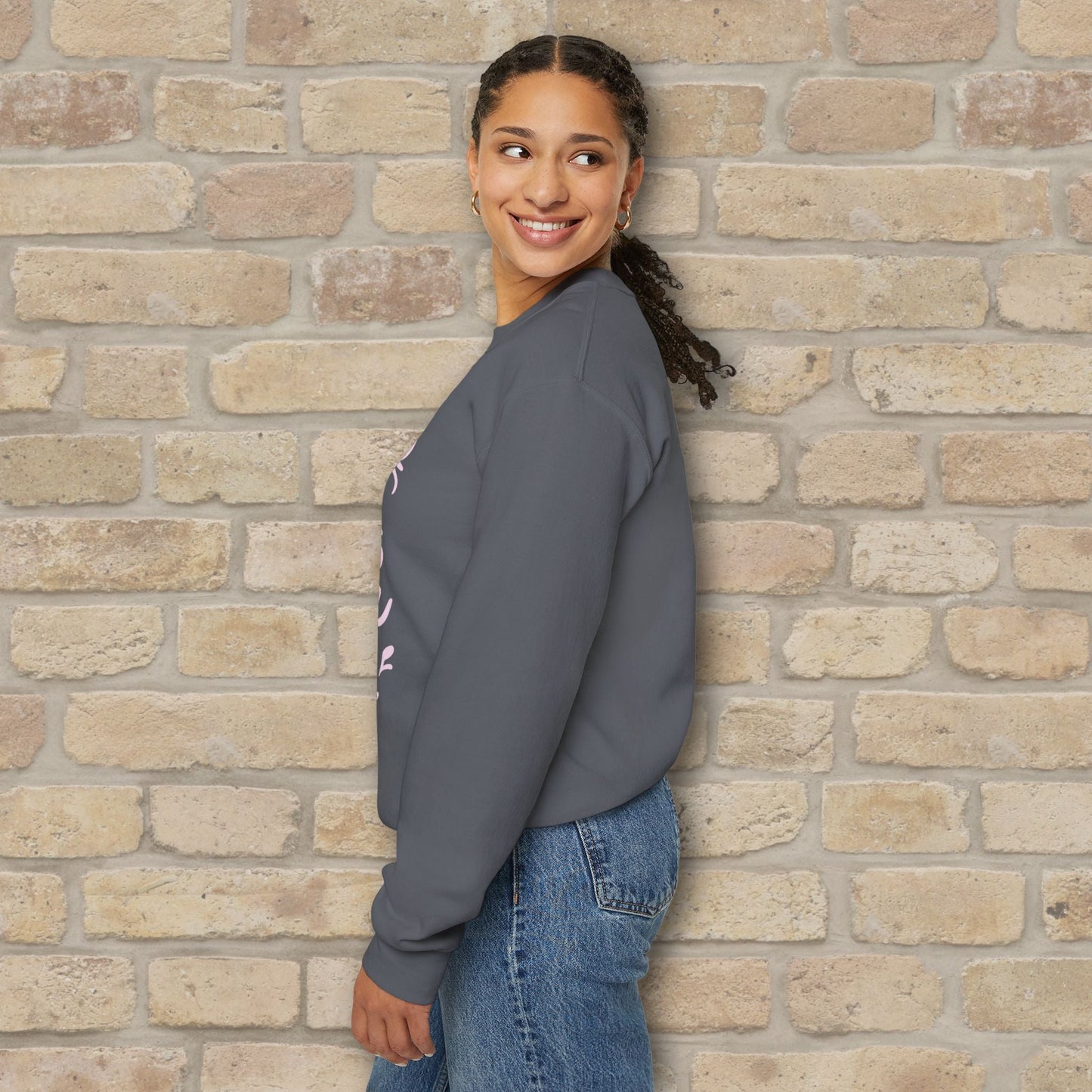 Mostly Text Her Dignified Strength Sweatshirt - Vibrant Styles