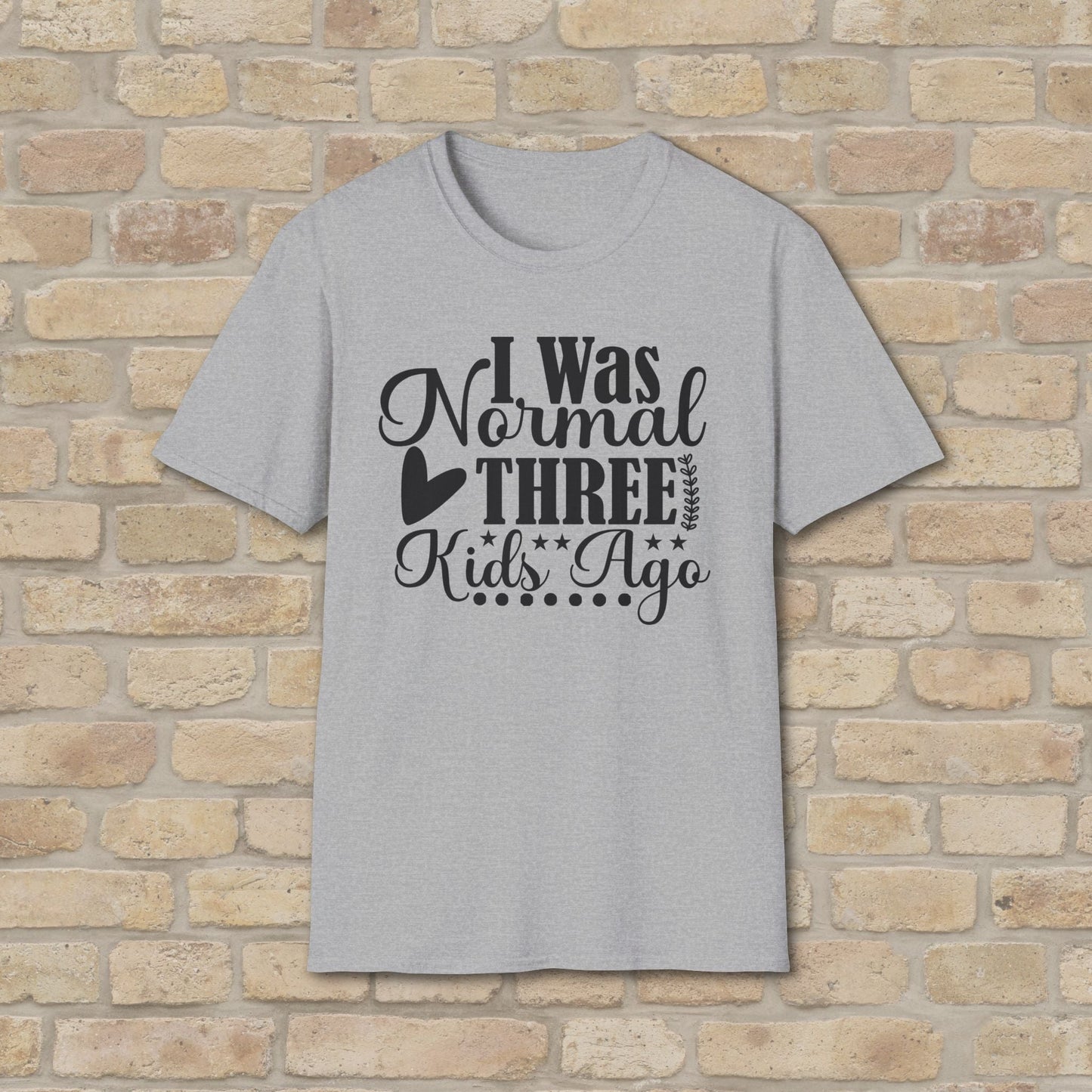 T-Shirt I Was Normal Three Kids Ago Tee - Vibrant Styles